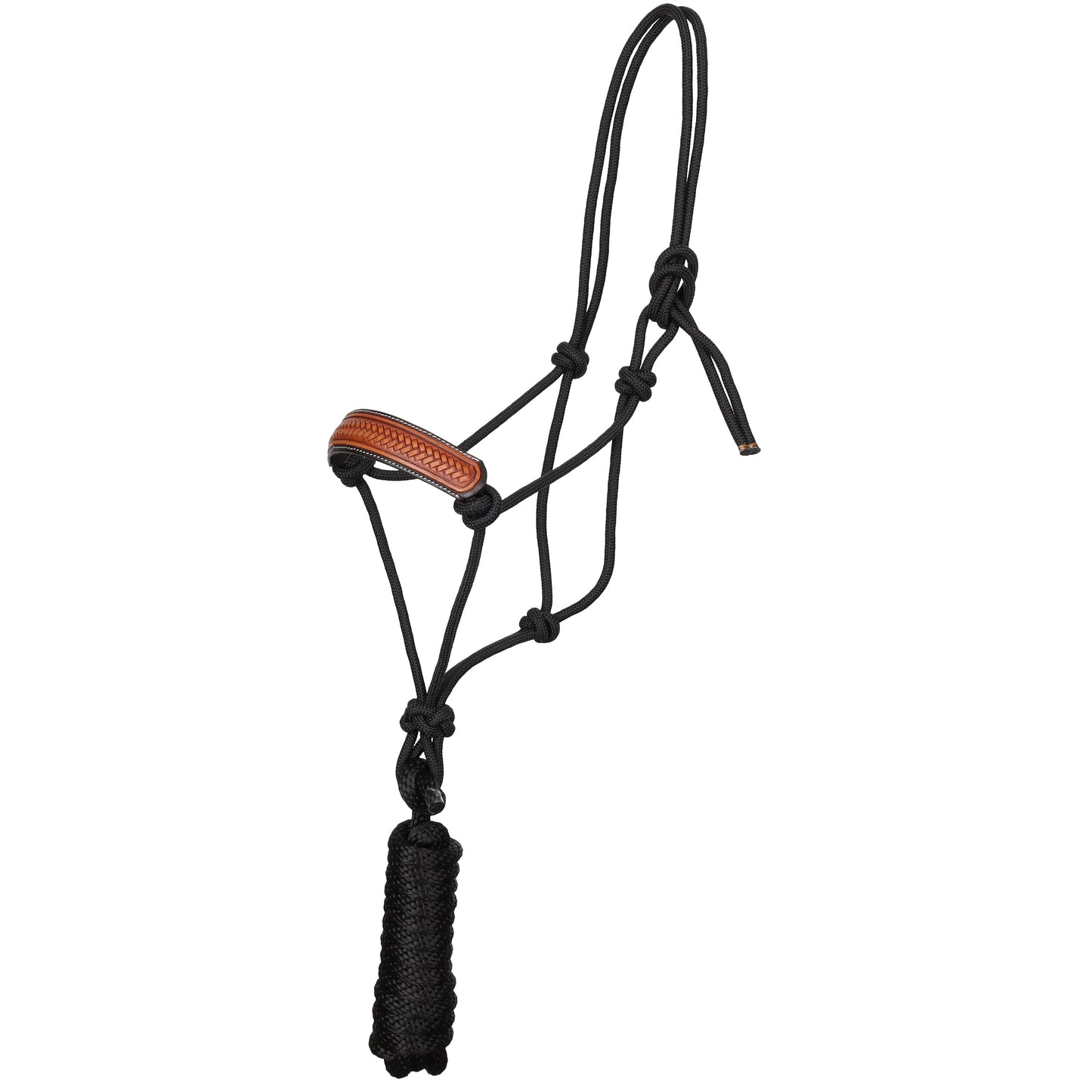 25056 - Frontier Plait Cowboy Knot Halter with Lead