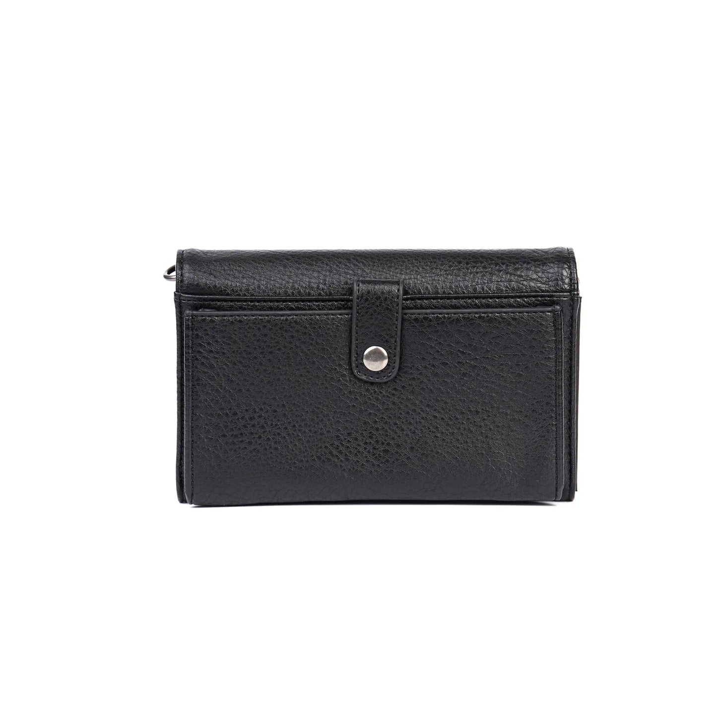 FIO002BK - Montana West Hair-On Cowhide Collection Wallet/Crossbody Black