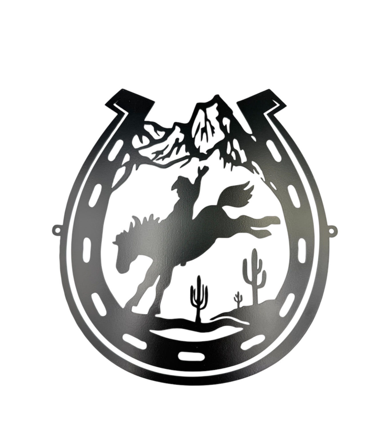 A8913 - Black Metal Silhouette Sign