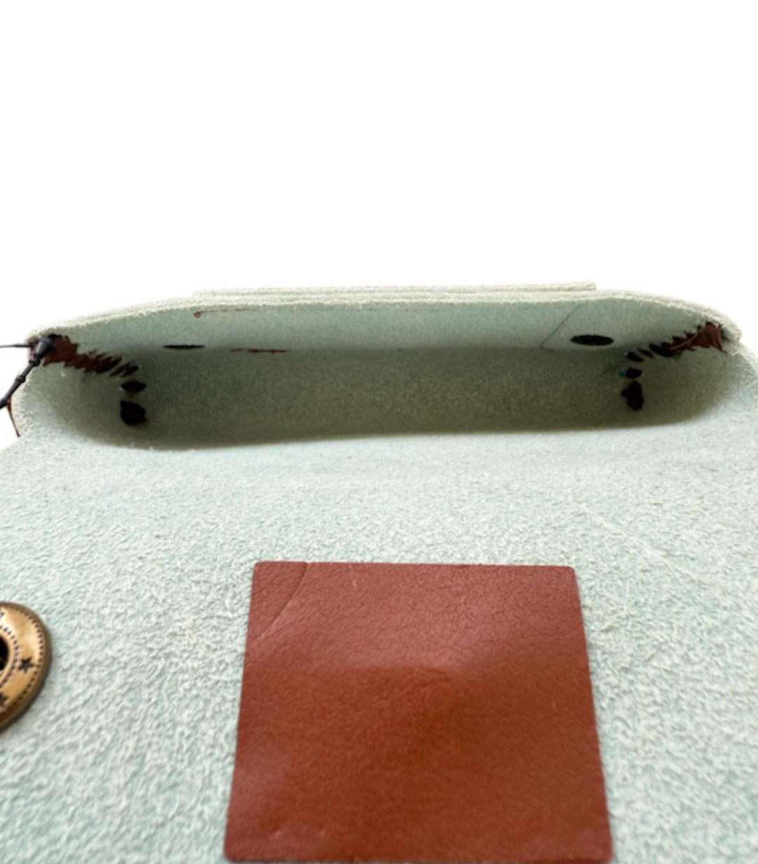 A8650 - Hair-On Cowhide Leather Tobacco Pouch