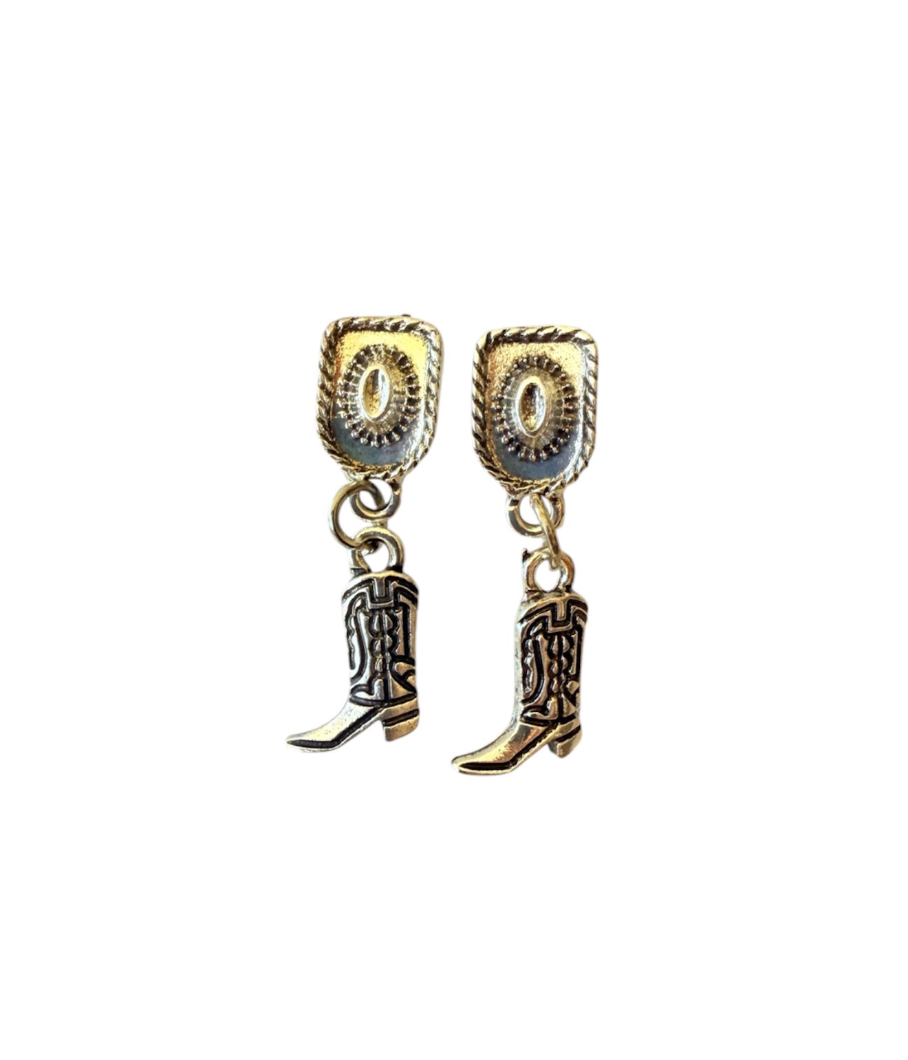 J7026A - Stud Dangle Earrings