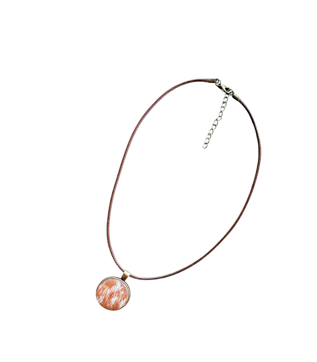 J6912 - 100% Cowhide Pendant Necklace - Rawhide Western Wear