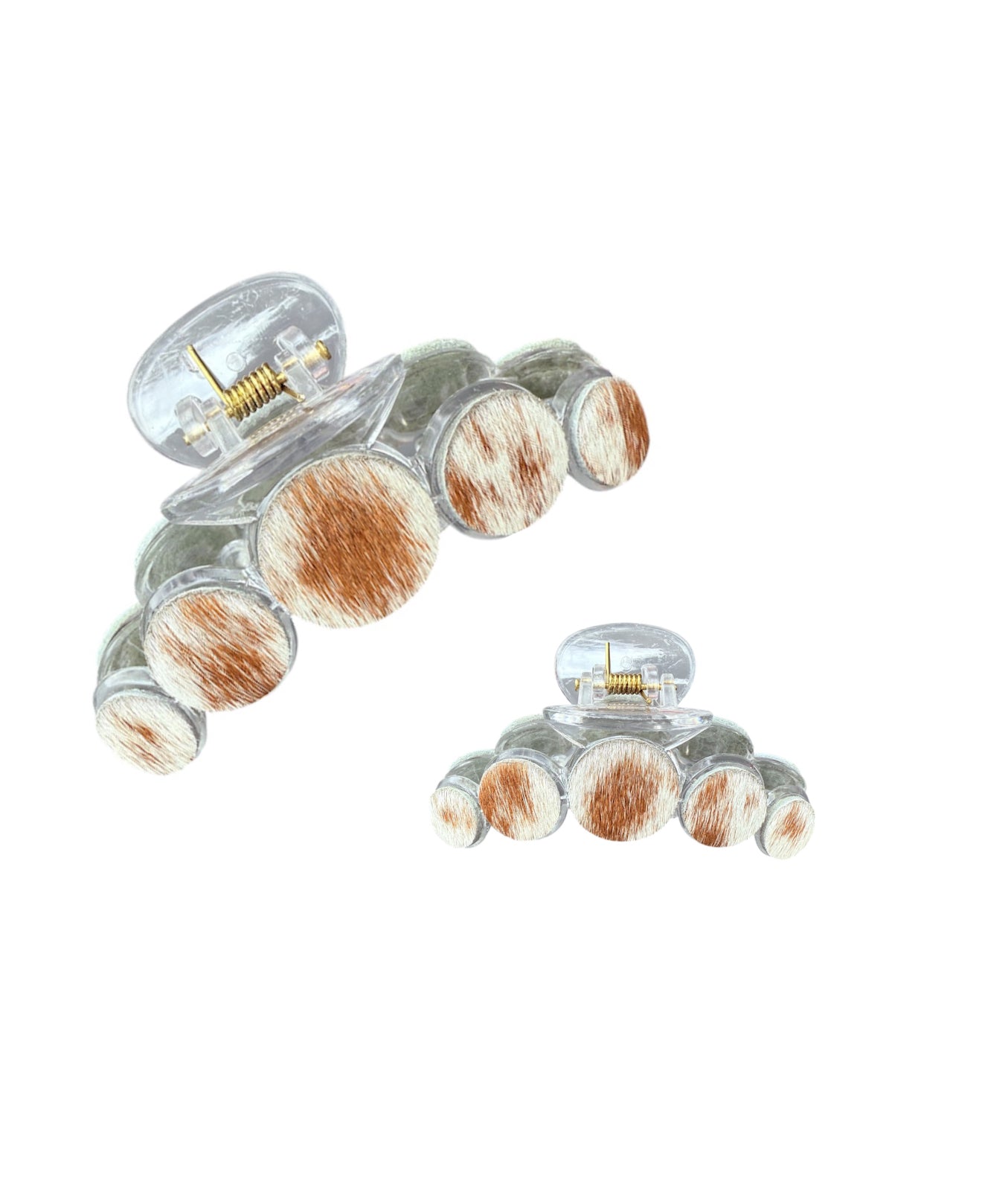 J6892 - Cowhide Large Hair Claw Clip
