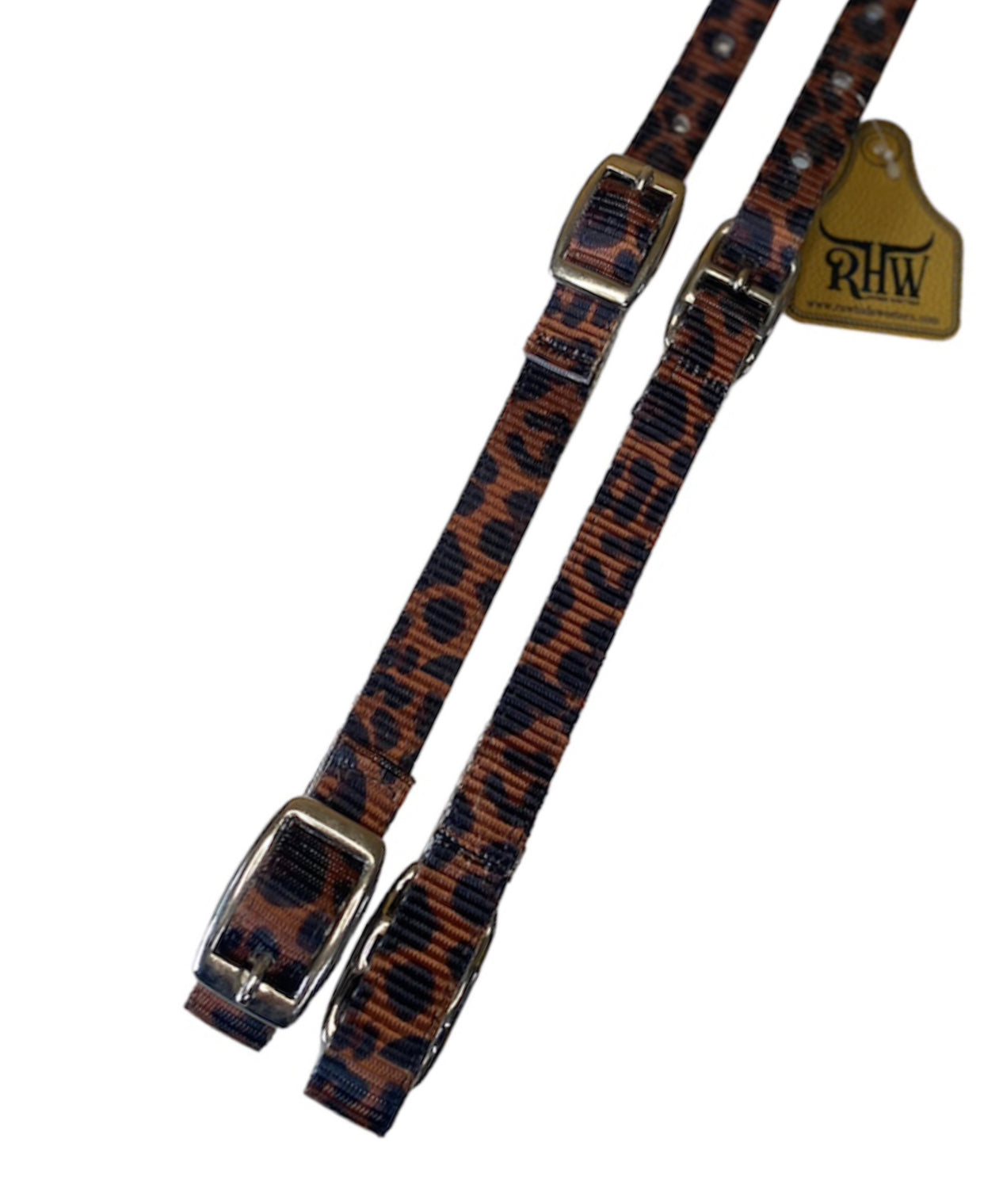 T5525C - Cheeta Print Nylon One Ear Headstall