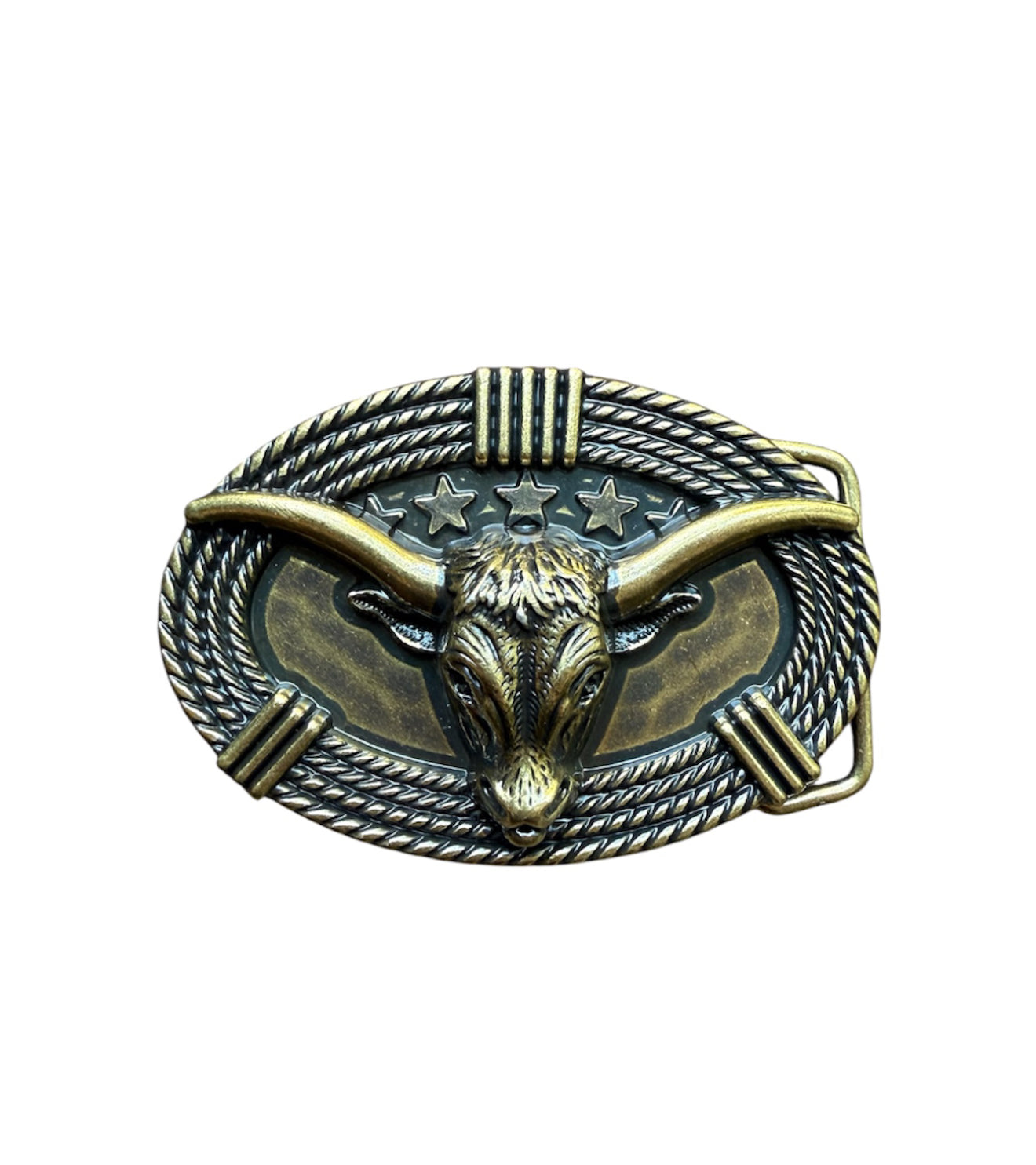 A8886 - Antique Bronze Colour Western Belt Buckle