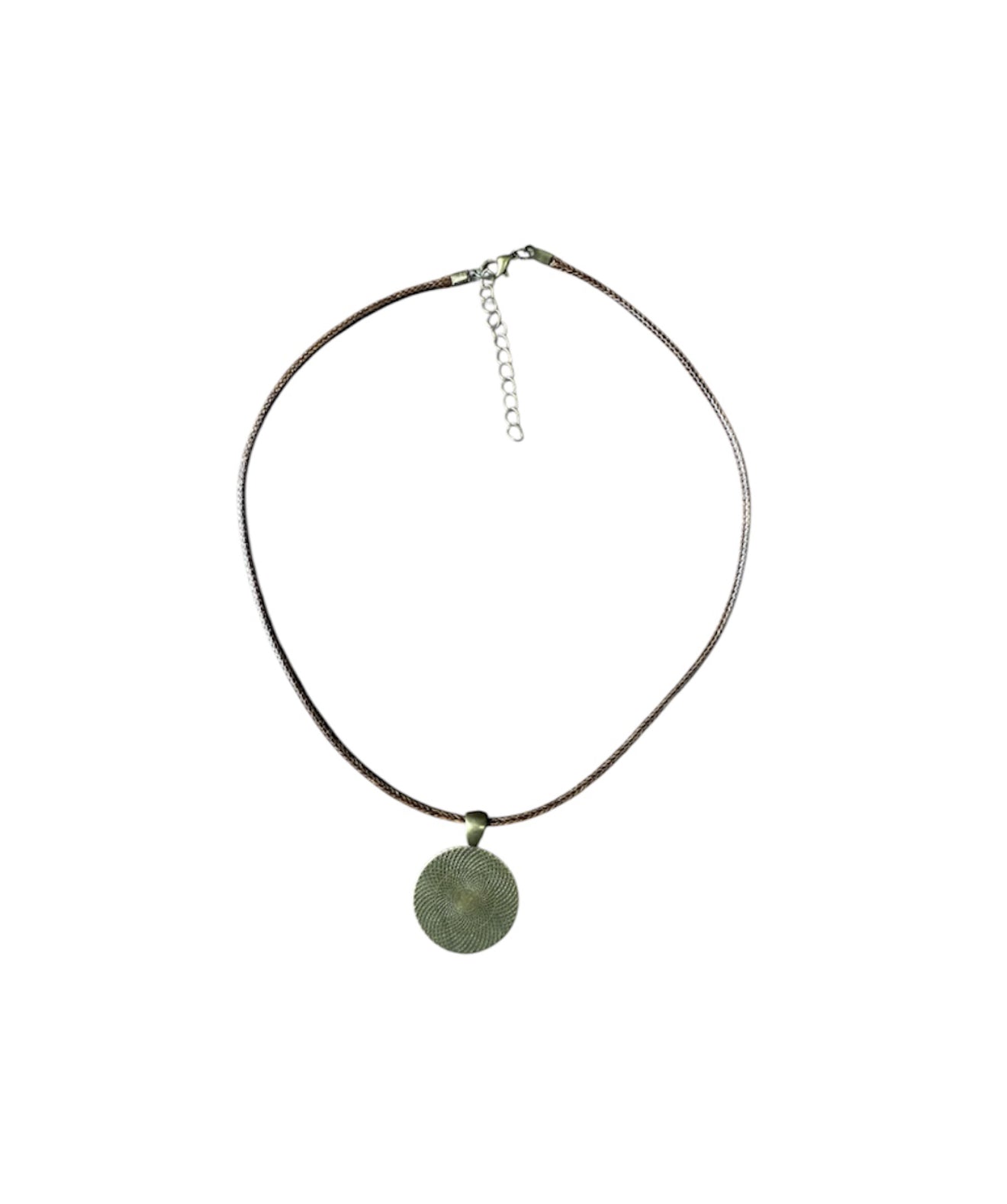 J6915 - 100% Cowhide Pendant Necklace