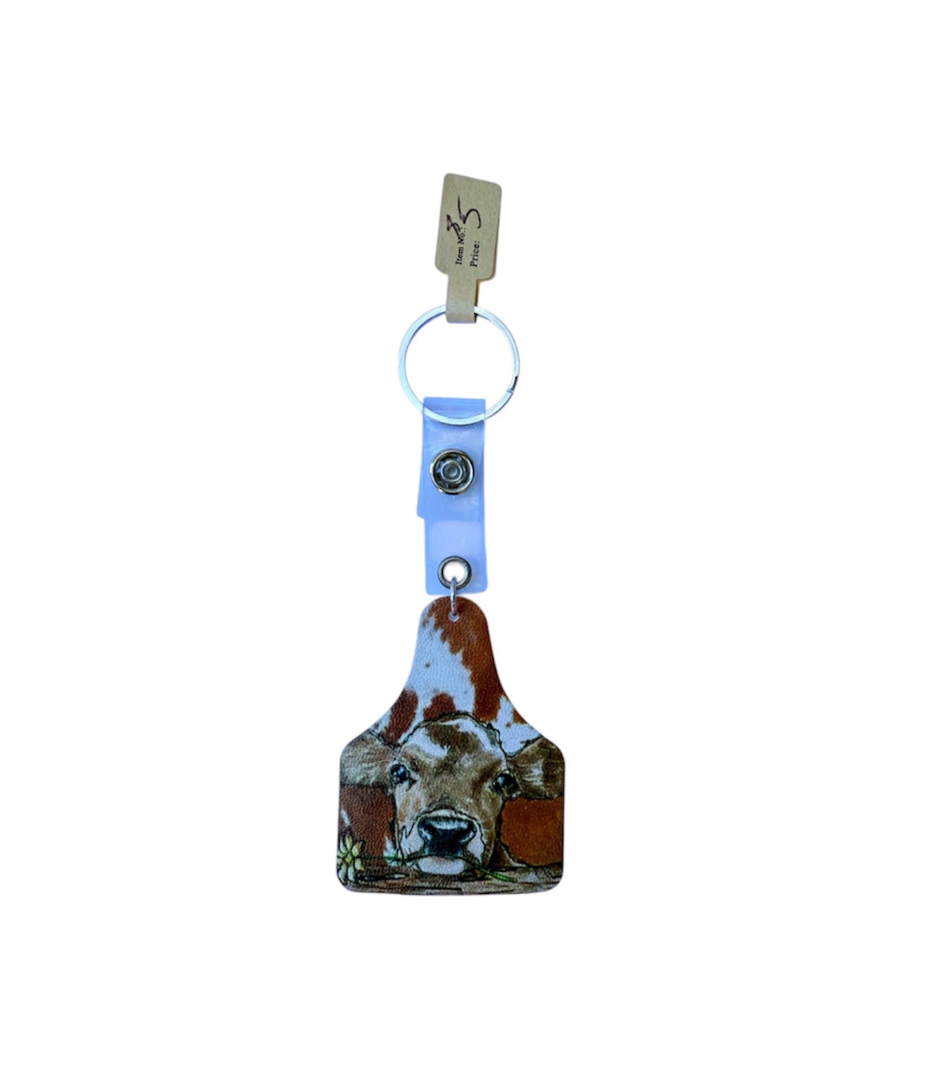 A7990 - Calf Print Keychain