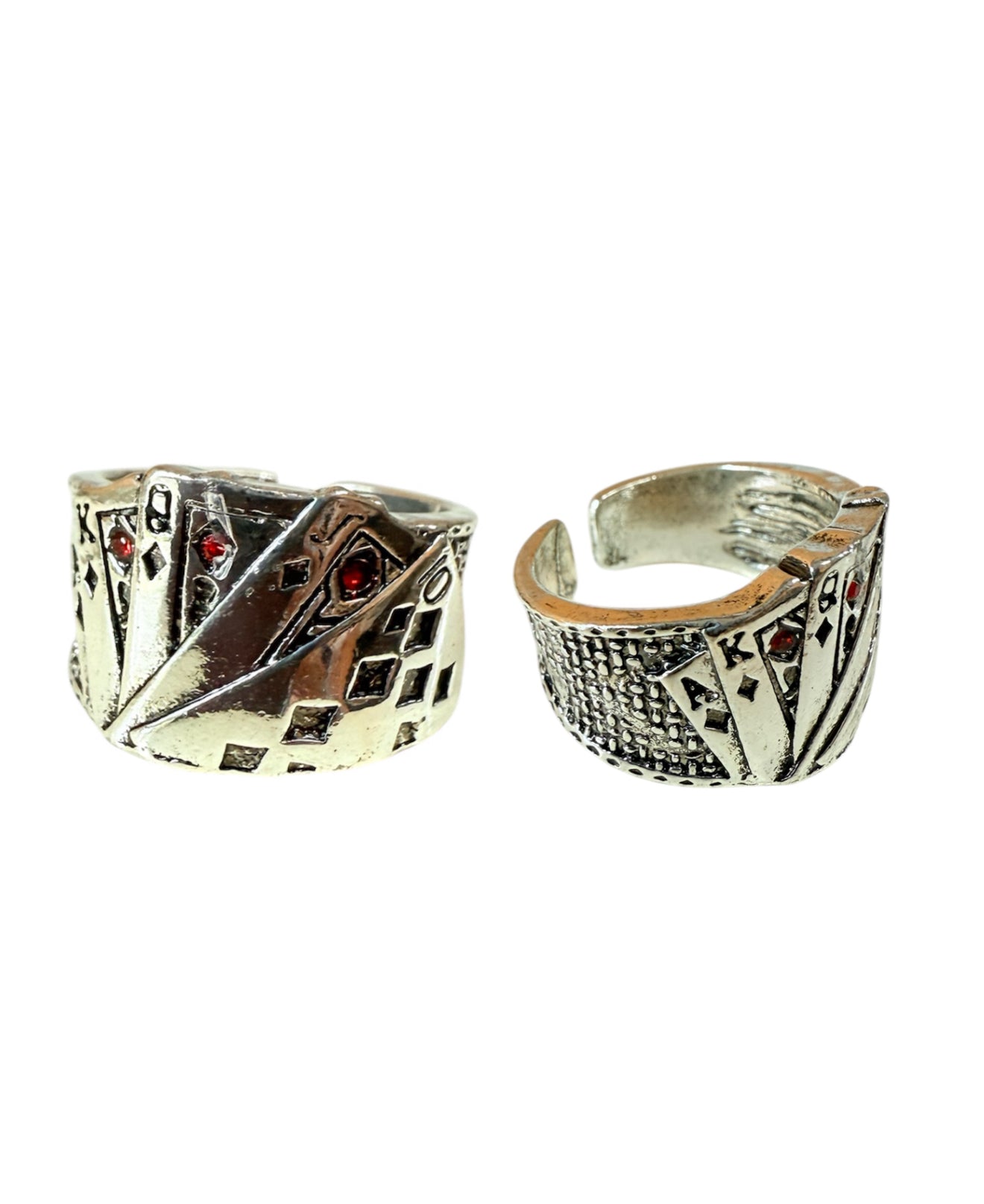 J6719 - Western Style Cards Ring