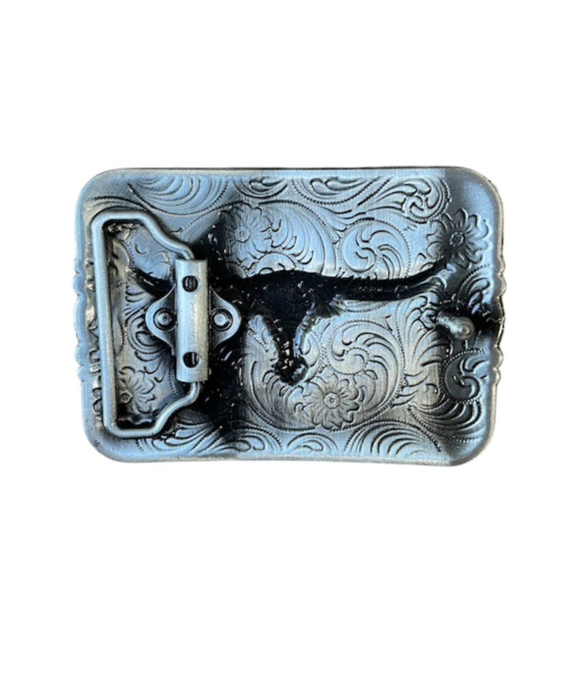 A8829 - Antique Silver Colour Western Belt Buckle