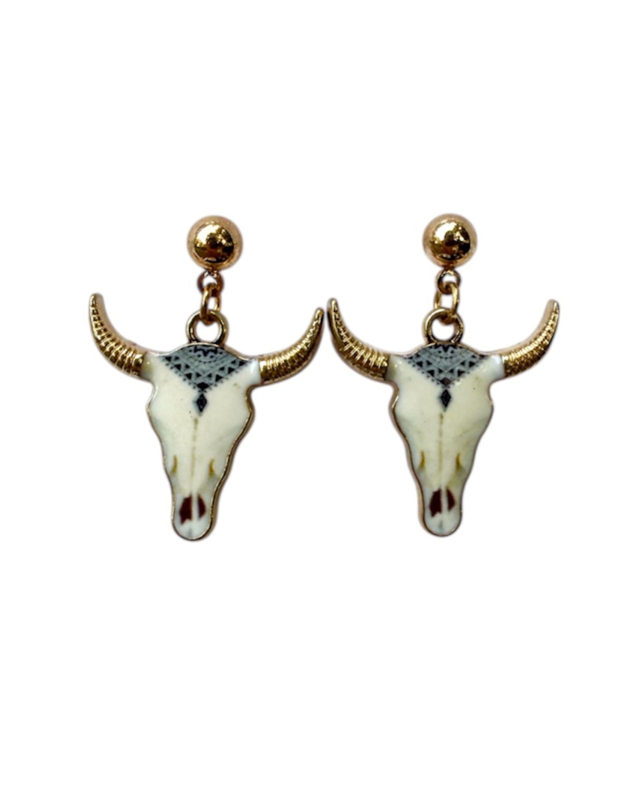 J7026D - Stud Dangle Earrings