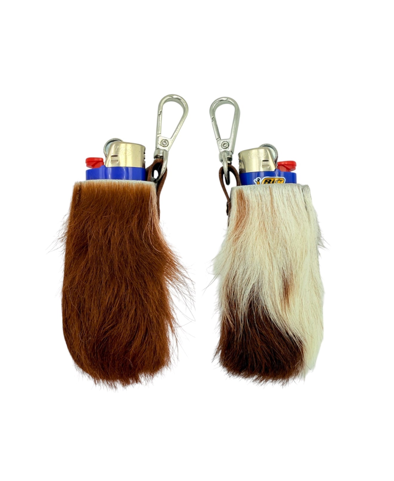A8895A - Cowhide Lighter Holder w Clip - Rawhide Western Wear