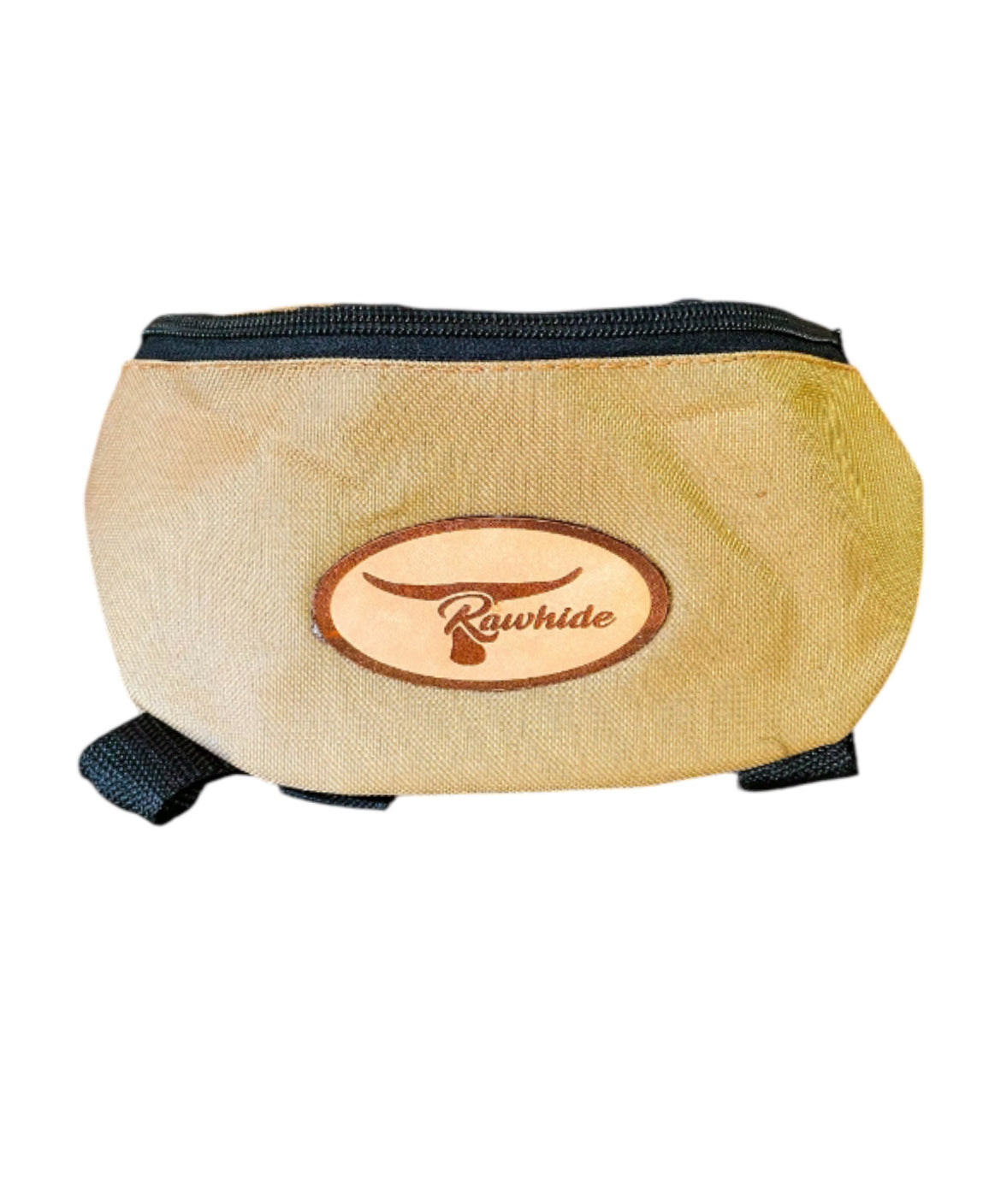 T5528B - Brown Nylon Saddle Pouch