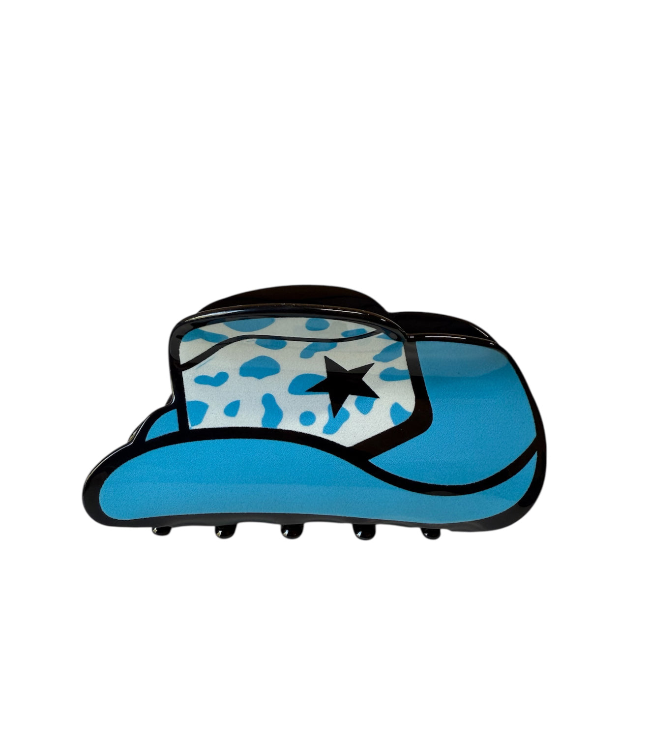 J6622 - Western Cowboy Hat Hair Claw Clip