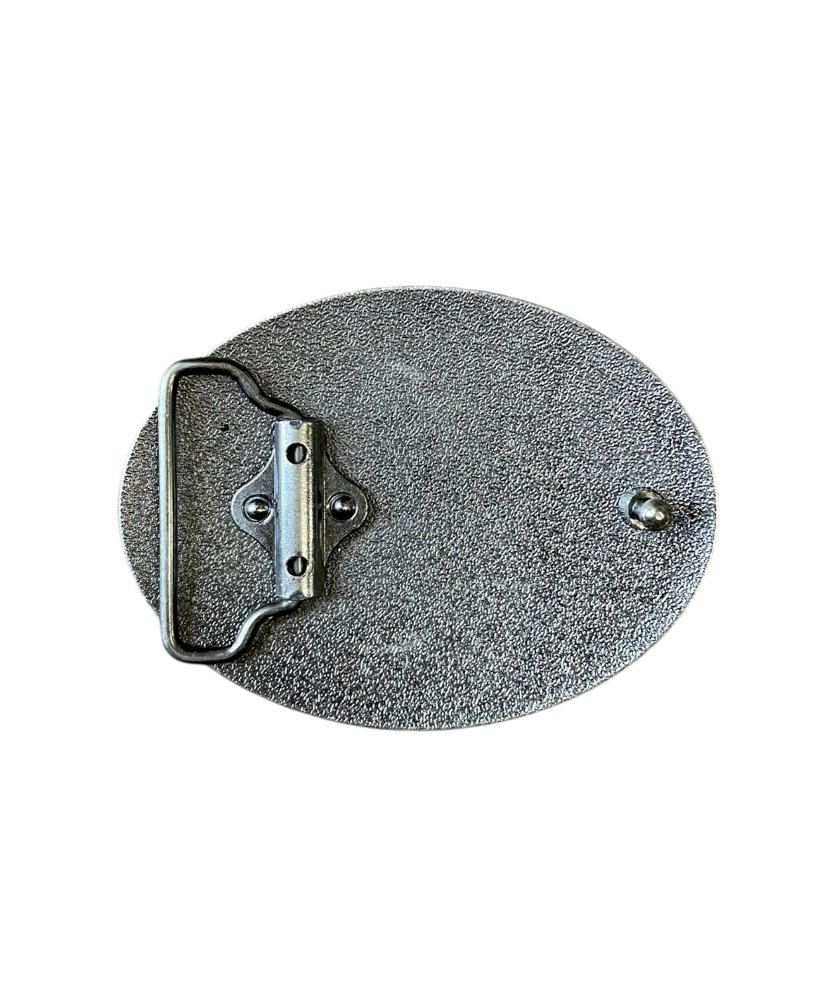 P4205 - Silver Antique Colour Leather insert Western Belt Buckle