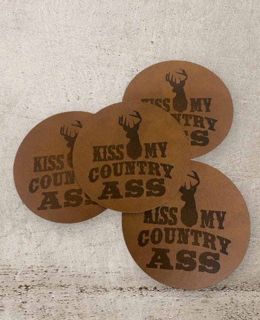 A8499 - Kiss My Country Ass Costers Set 4
