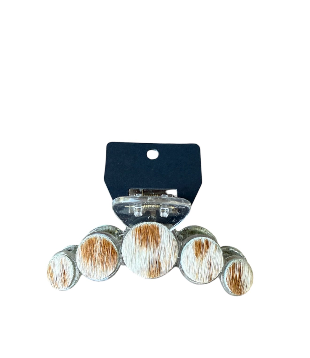 J6892A - Cowhide Large Hair Claw Clip