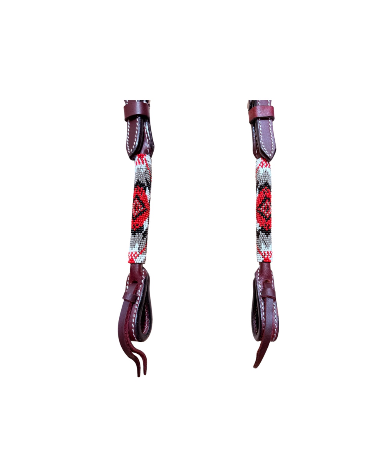 T5571D - Beaded One Ear Western Bridle Cob-Full