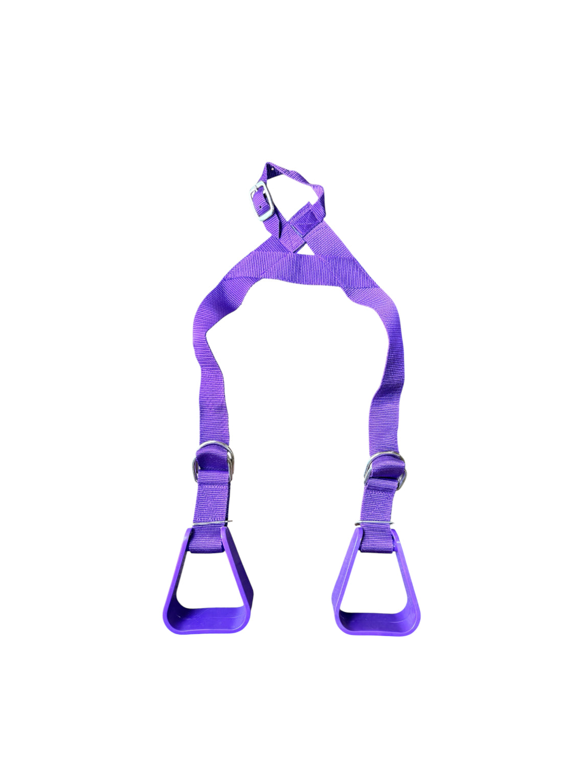 176906PUR Heavy duty nylon adjustable buddy stirrups