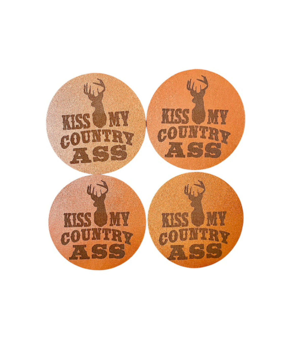 A8499 - Kiss My Country Ass Costers Set 4