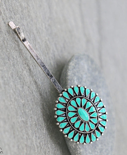 J6645TQ - Western Concho Hairpin