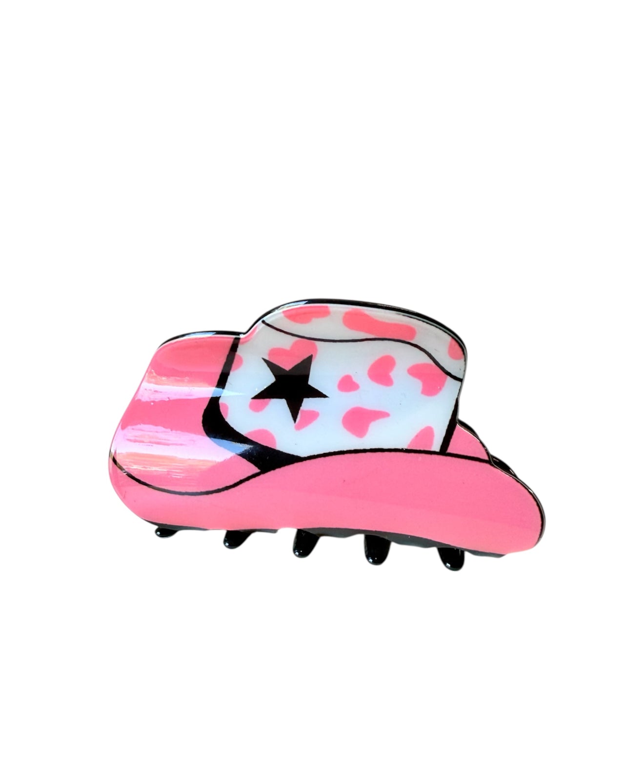 J6622LP - Western Cowboy Hat Hair Claw Clip