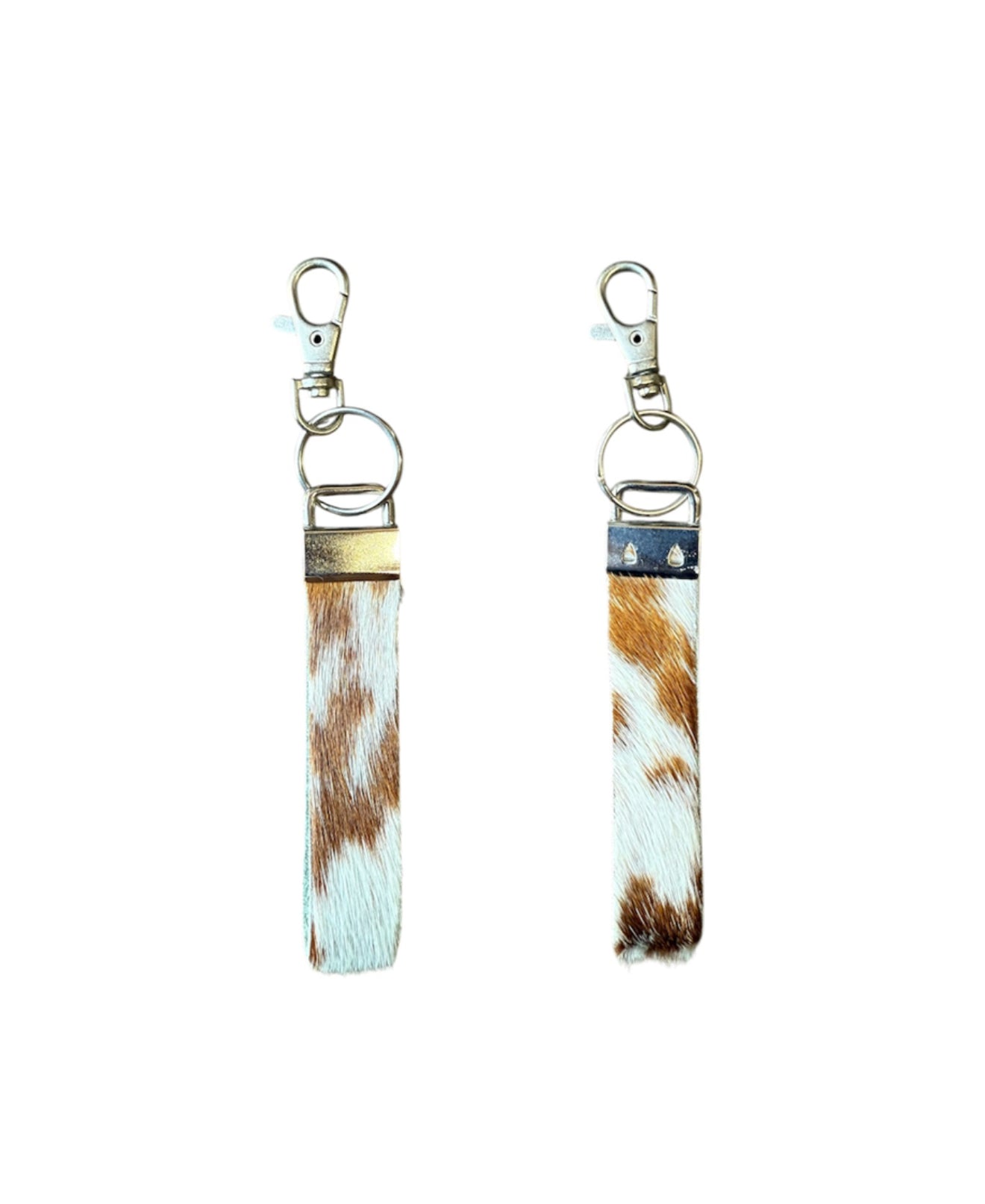 A8902A - Small Cowhide Wrist Strap Keychain