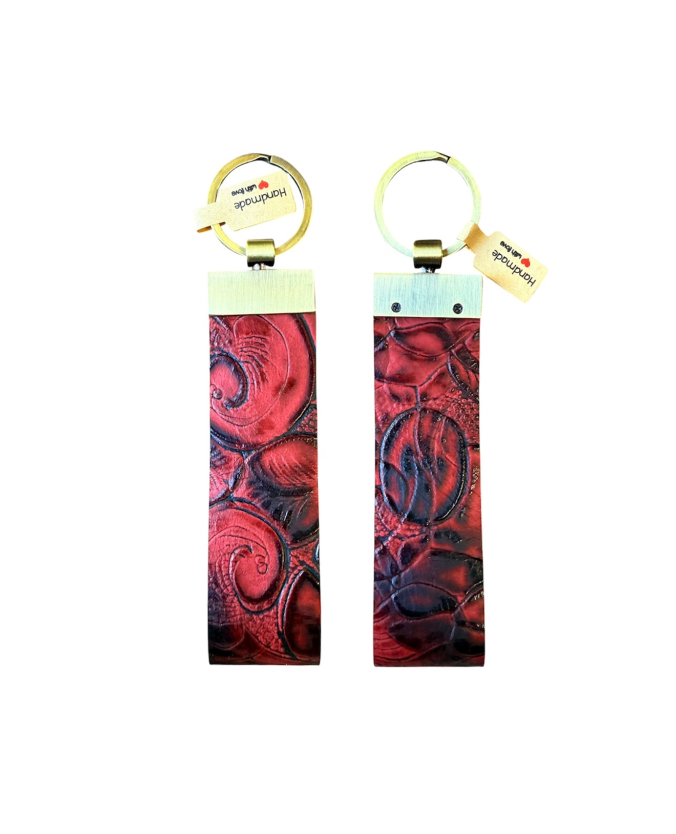 A8291C - Leather Tooled Wrist Starp - Rawhide Western Wear