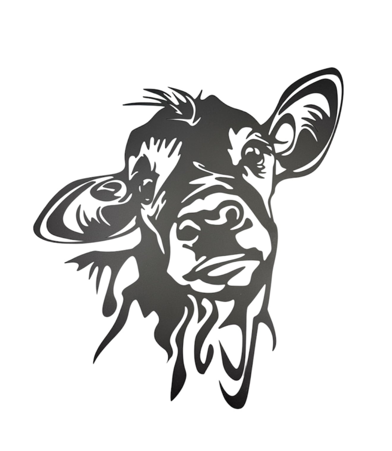 A8913C - Black Metal Silhouette Sign