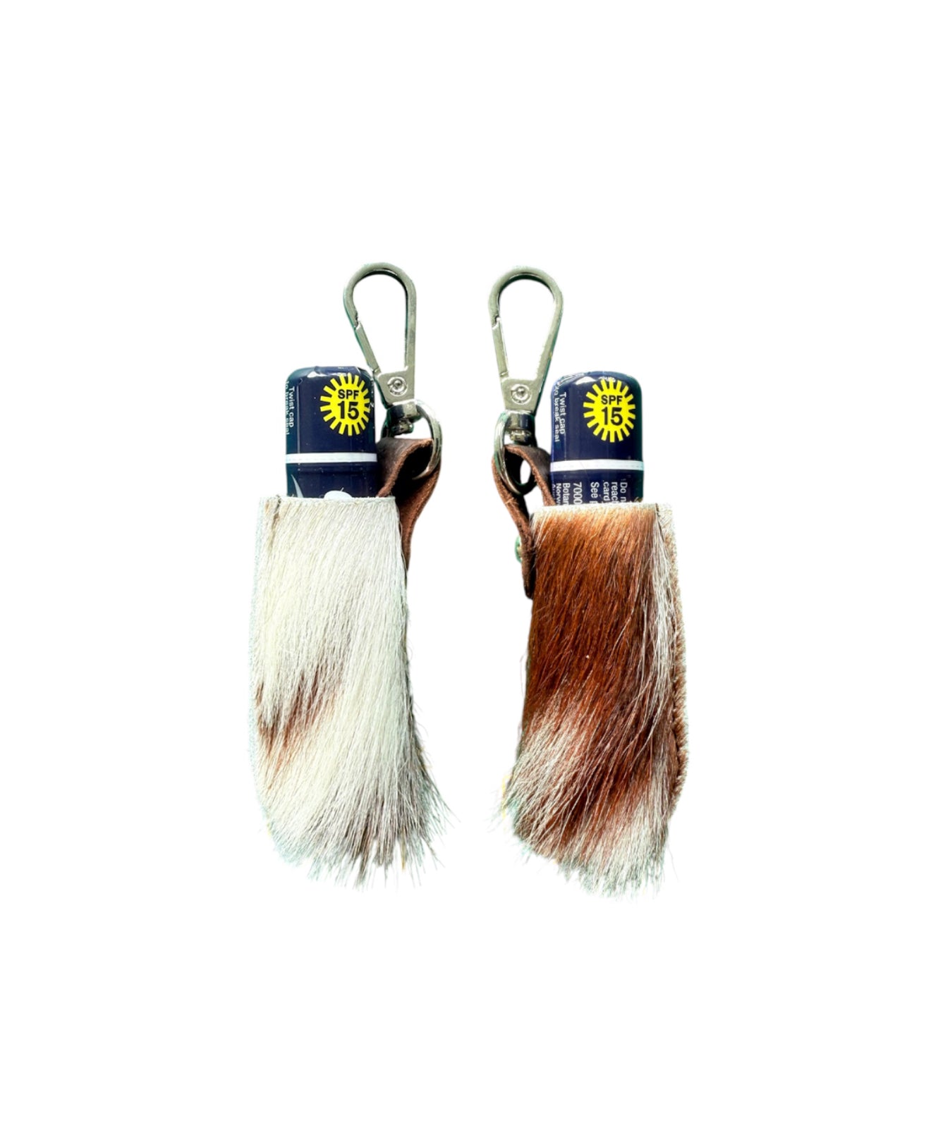 A8995 - Real Cowhide Lip Balm Holder w Clip