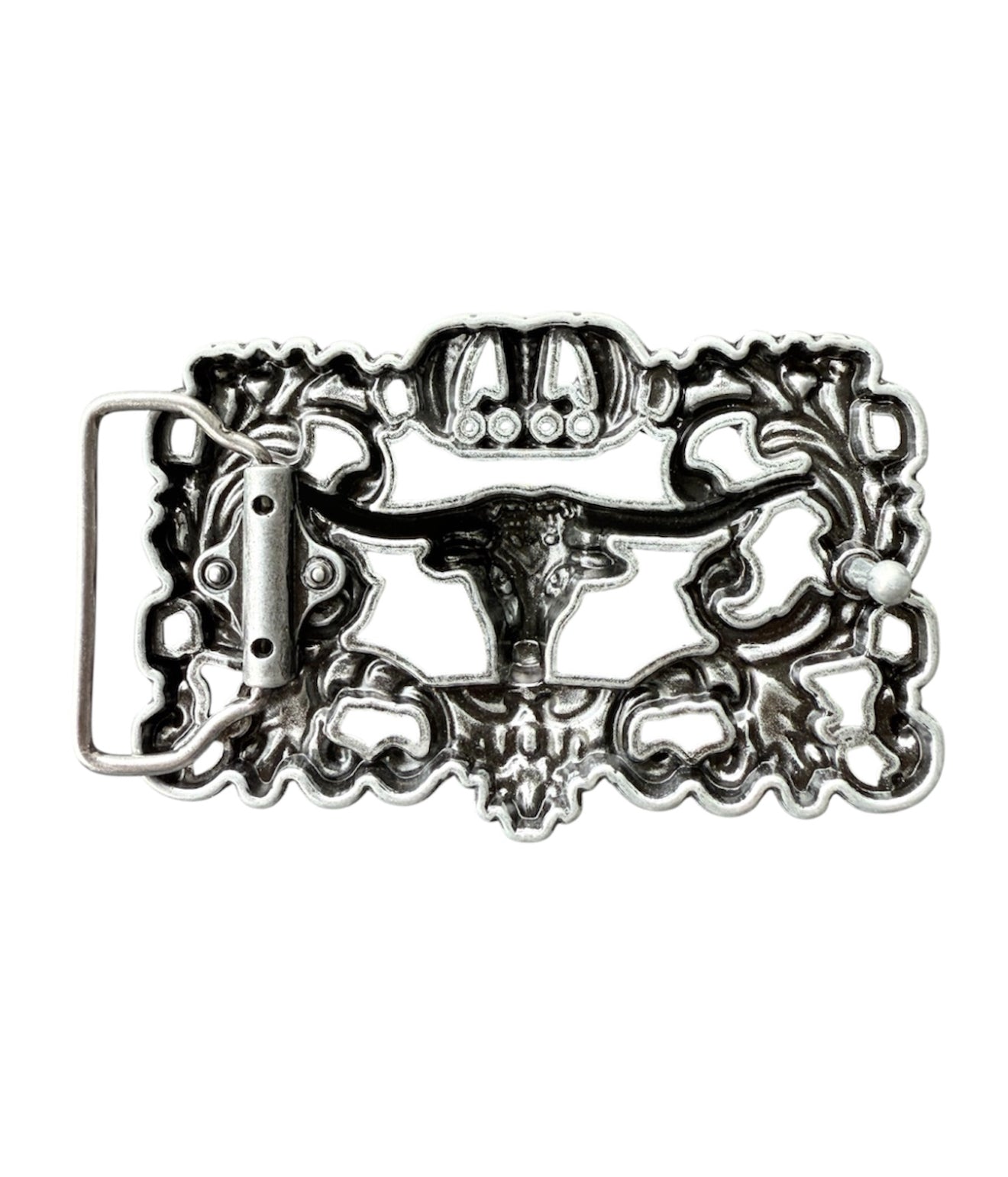A8875 - Longhorn Cow Western Buckle - Rawhide Western Wear