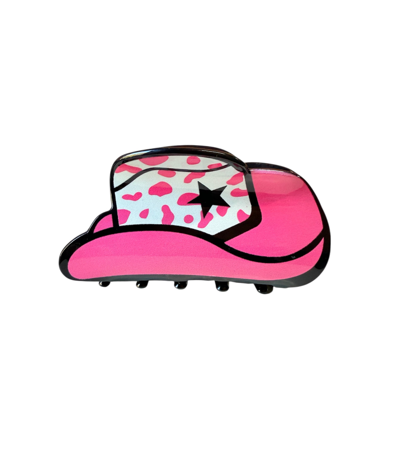 J6622HP - Western Cowboy Hat Hair Claw Clip