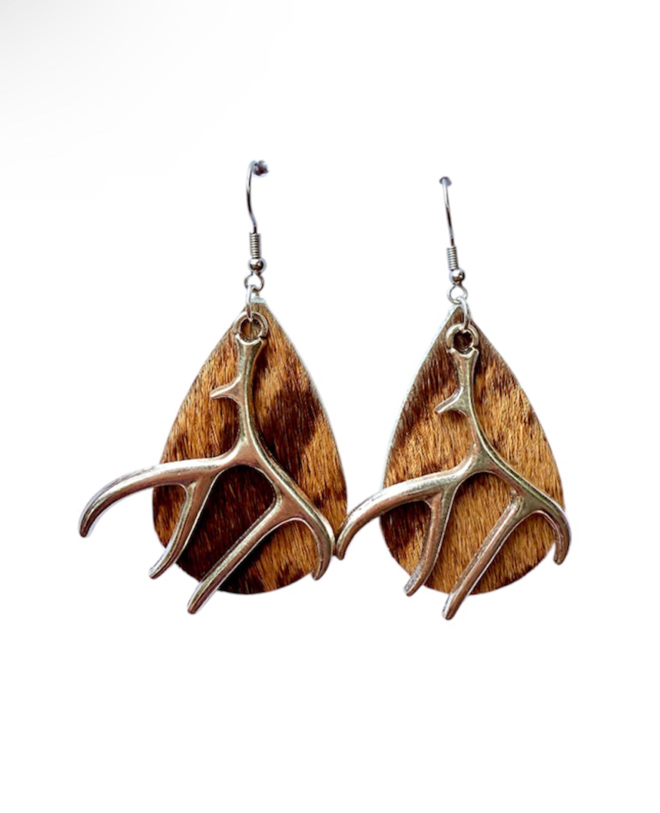 J7016A - 100% Hair on Hide Stud Dangle