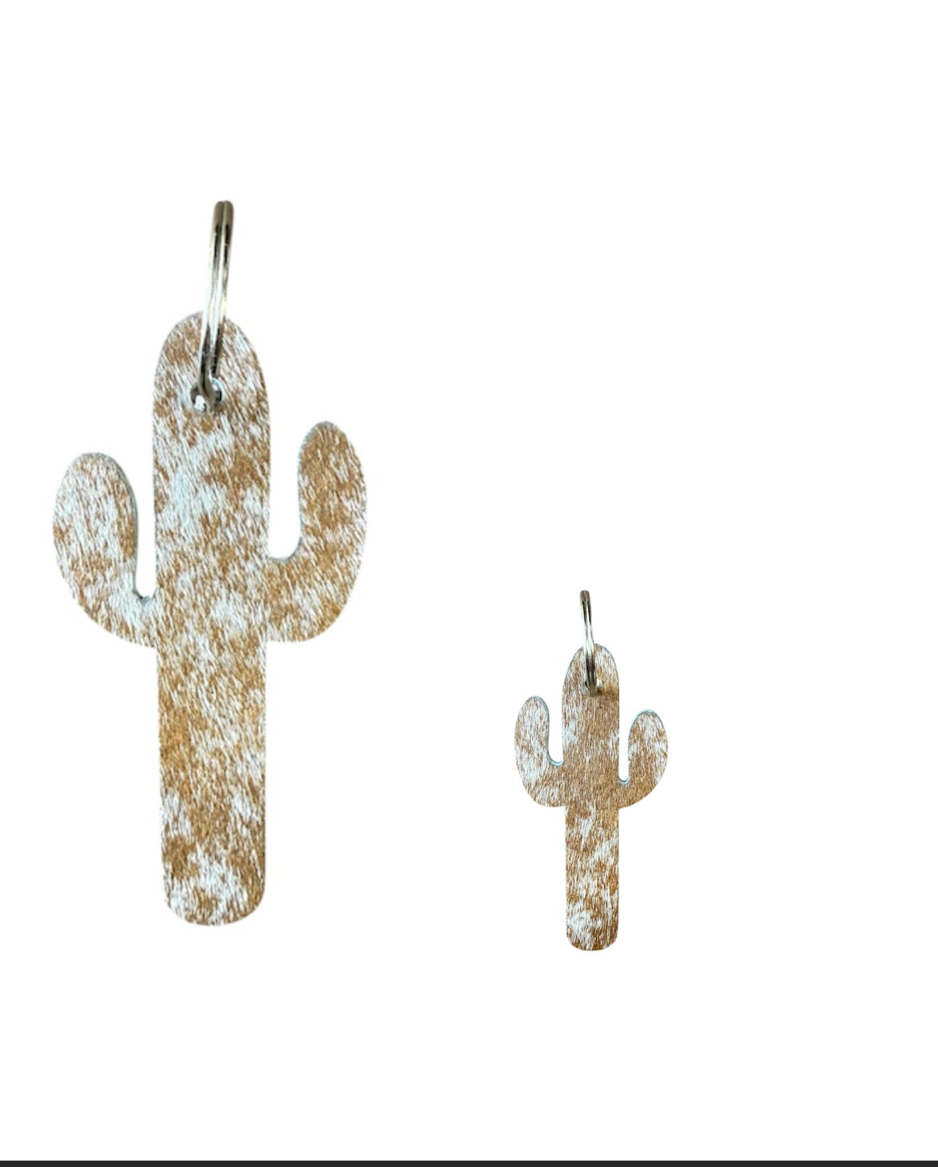 A8882 - Double Sided Cowhide Keychain
