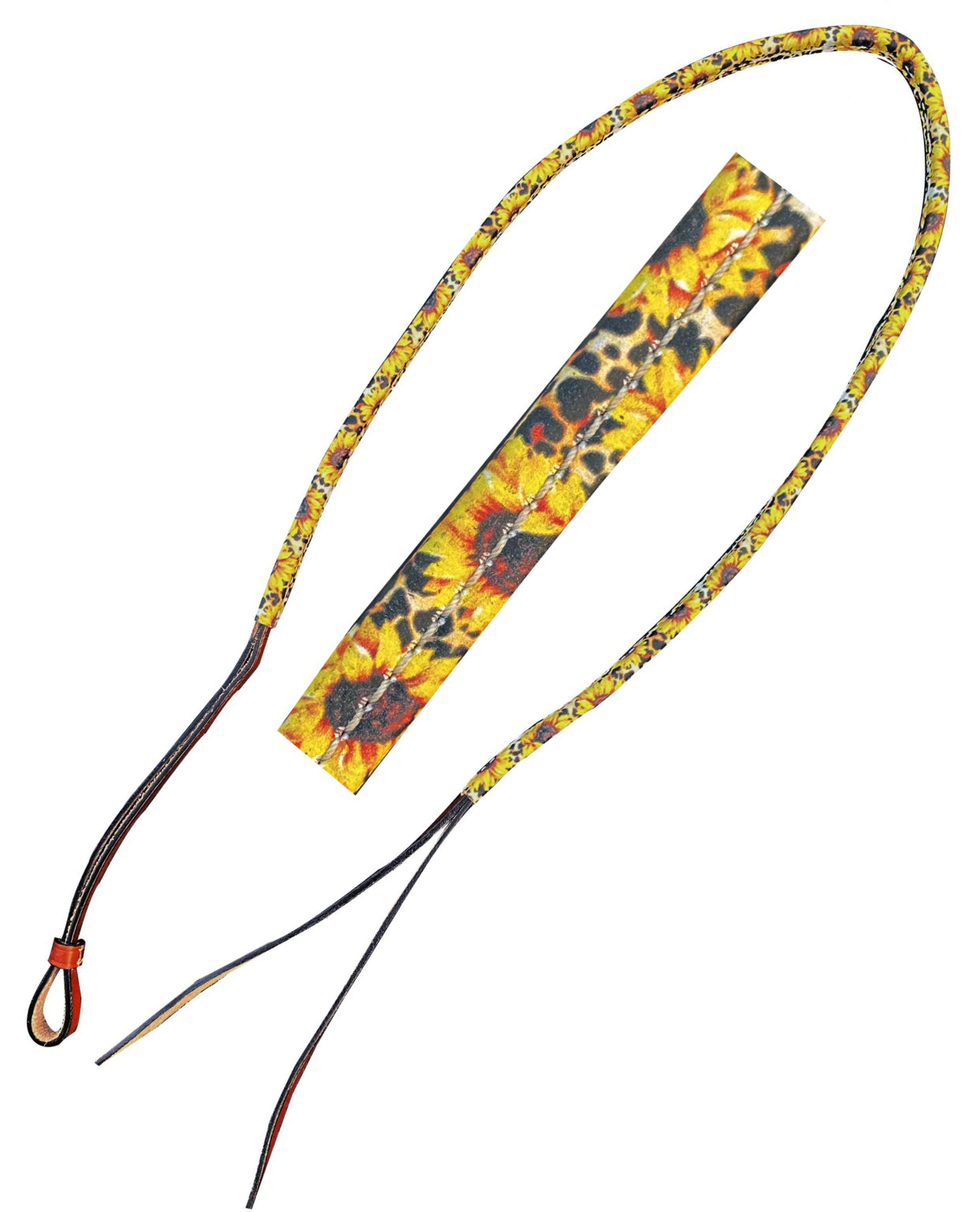 177827 - over & under with leather sunflower - Rawhide Western Wear
