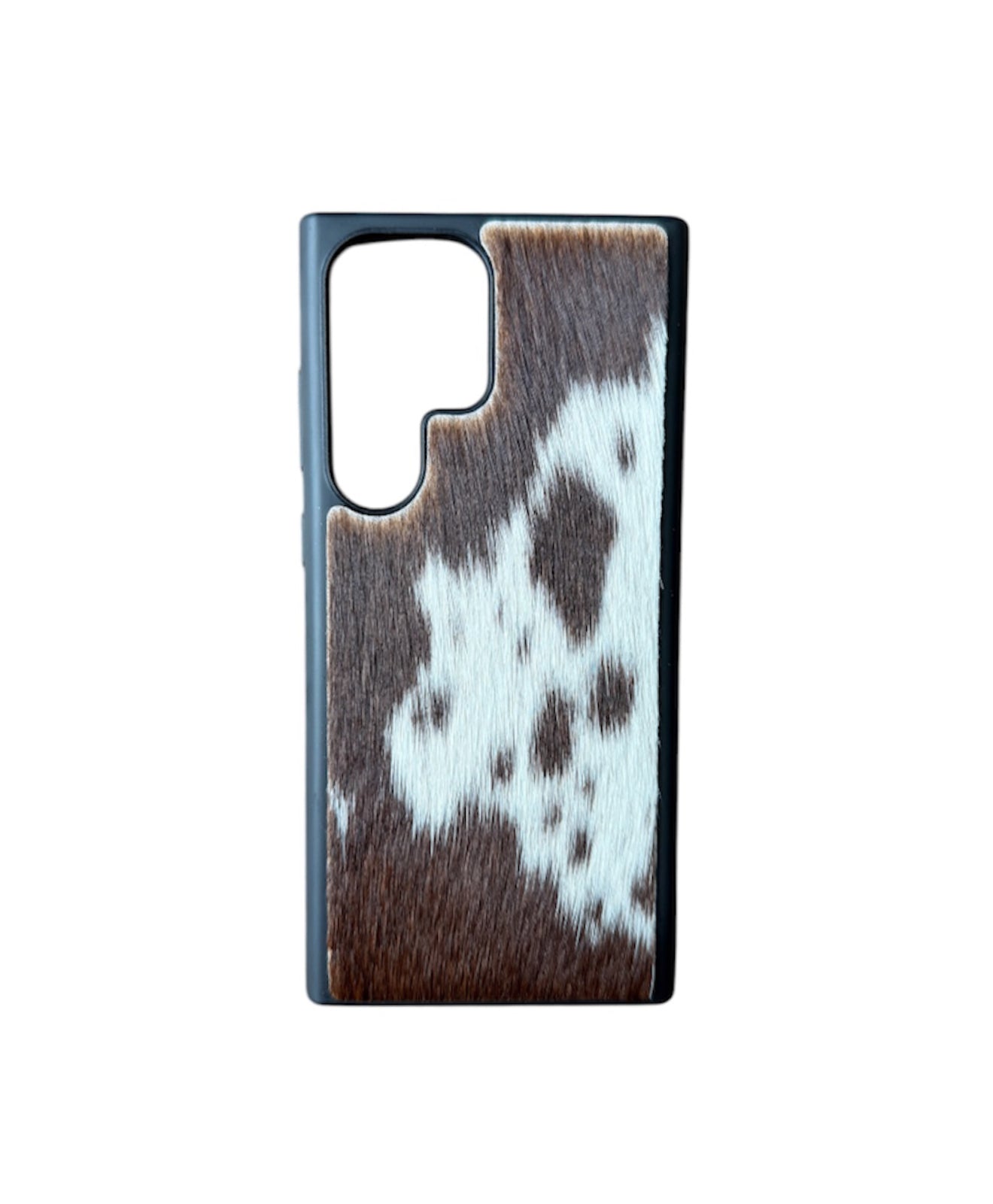 A8866 - Samsung S23 Ultra Hair on Hide Leather w Rubber Case