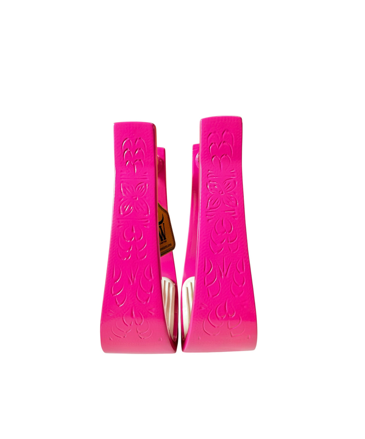 023149P - Pink Aluminium Barrel Racing Engraved with Pads
