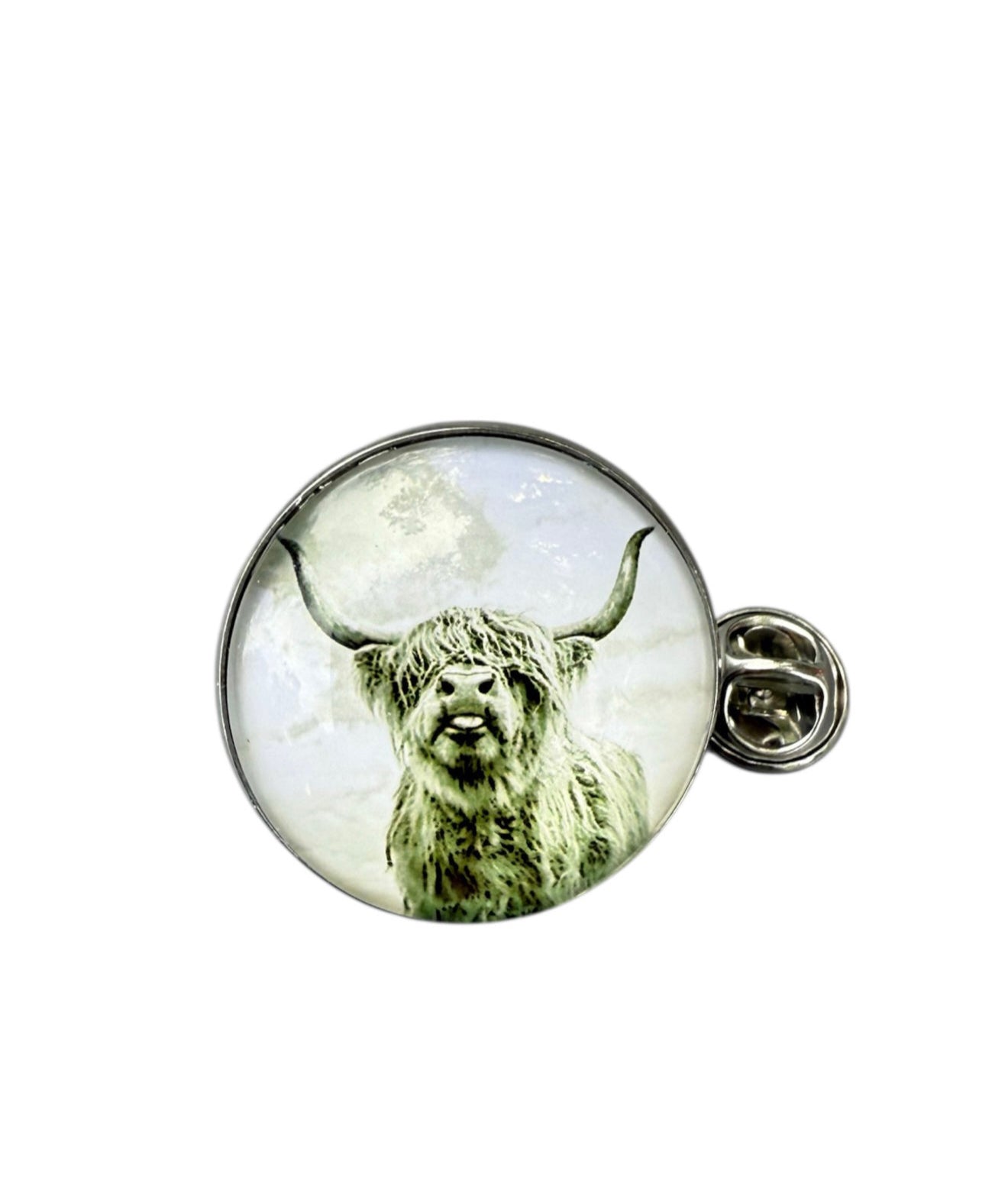 J6992A - Western Hat Pin Highland Cow