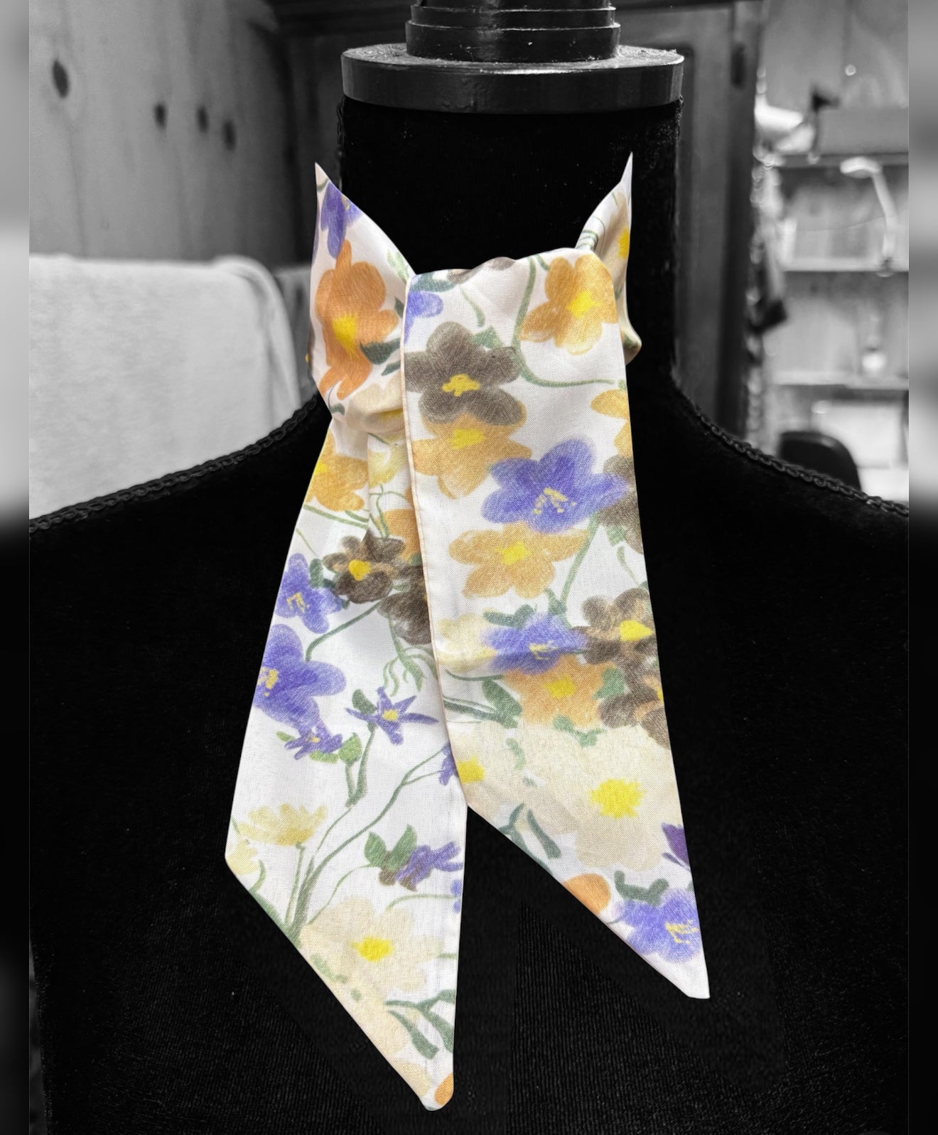 A8943 - Purple Satin Thin Neck Tie