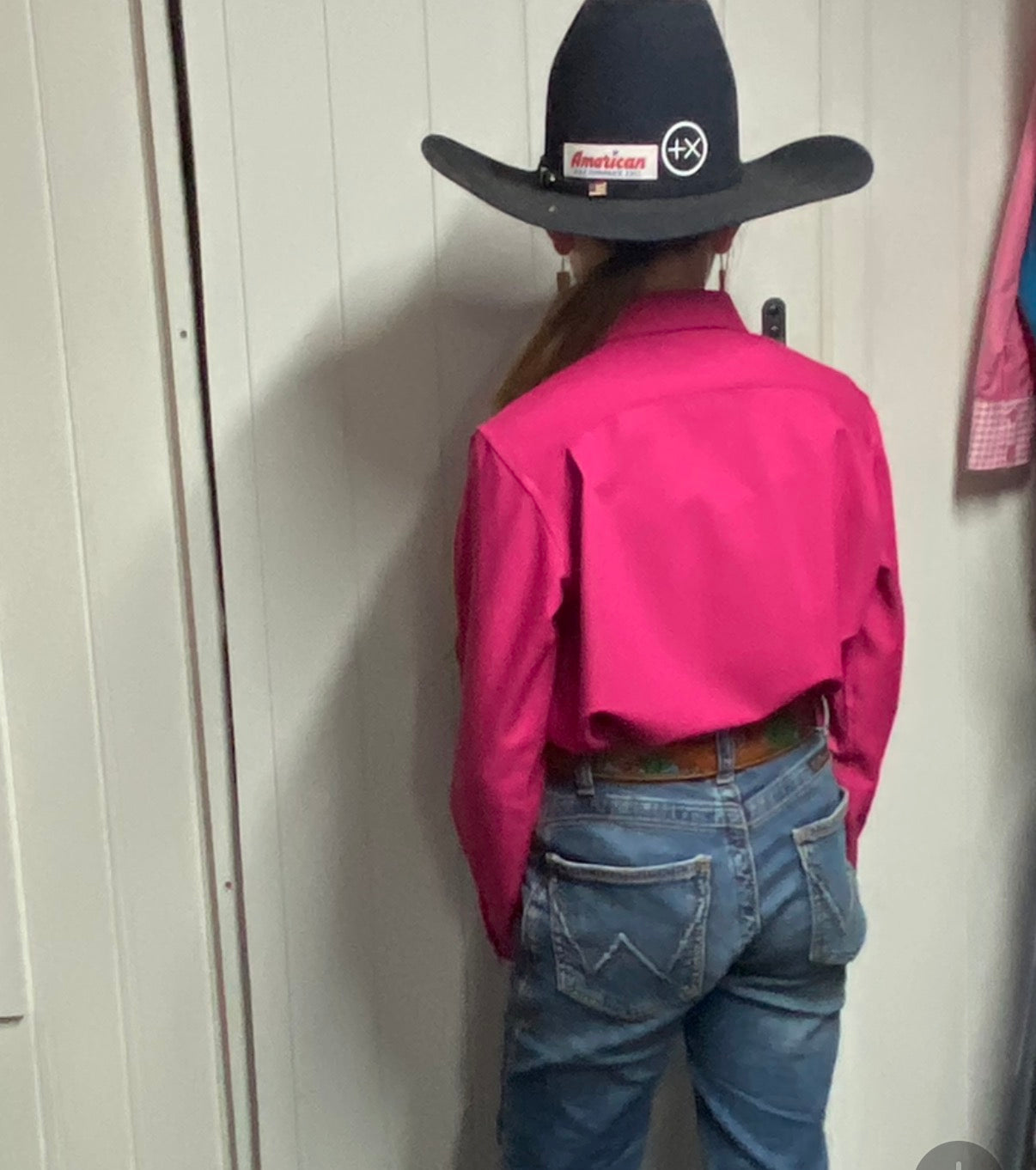 K2051P - Rawhide Denver Pink Kids Work Shirt - Rawhide Western Wear