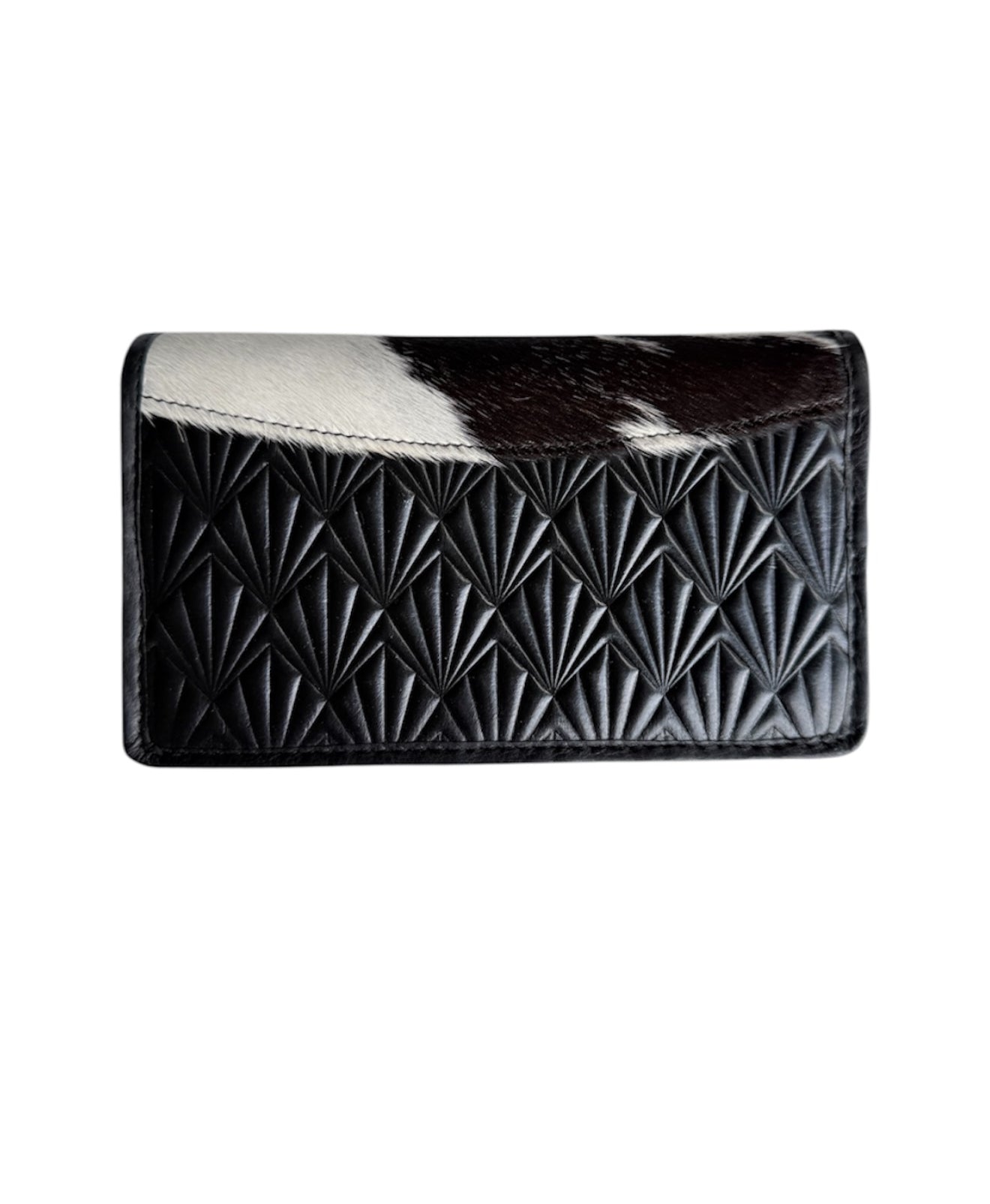A00 - Tooled Hair-On-Hide Wallet