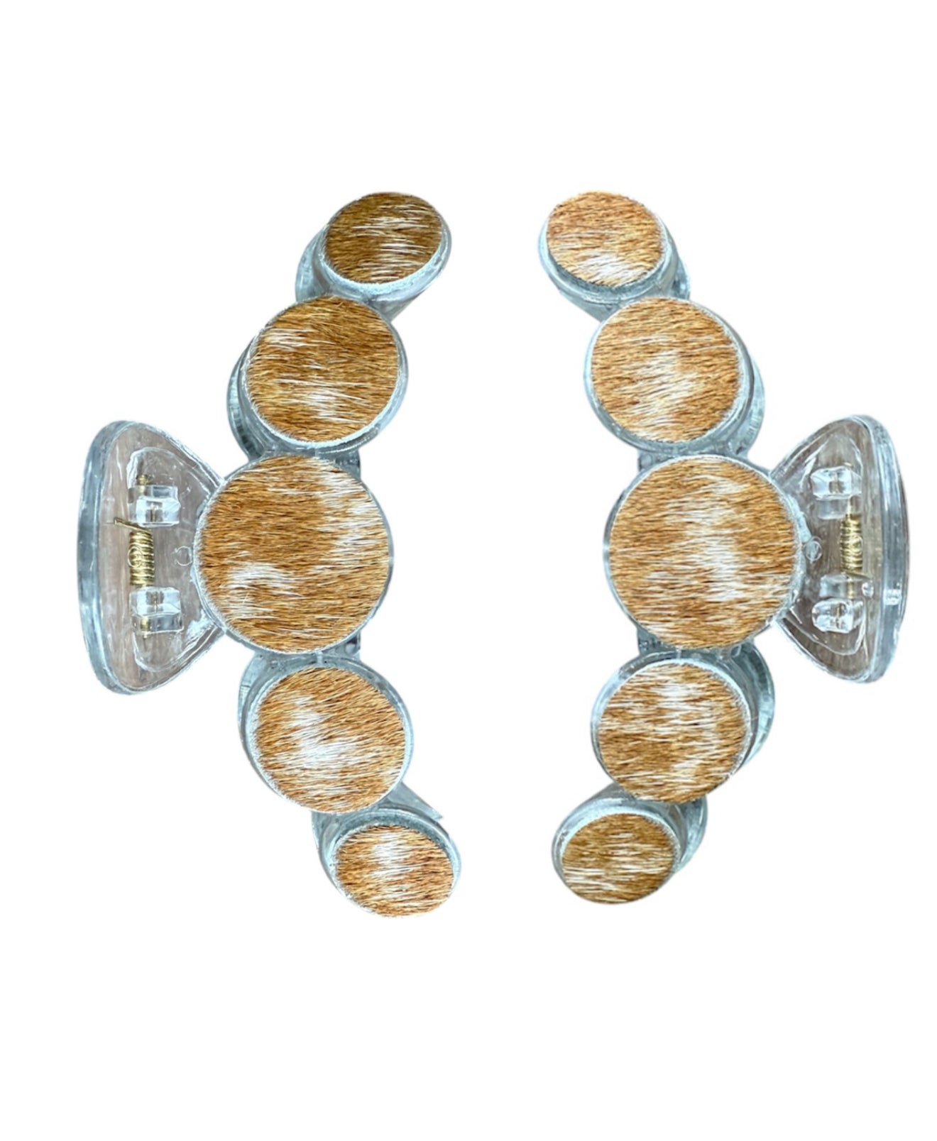 J6890 - Cowhide Large Hair Claw Clip - Rawhide Western Wear