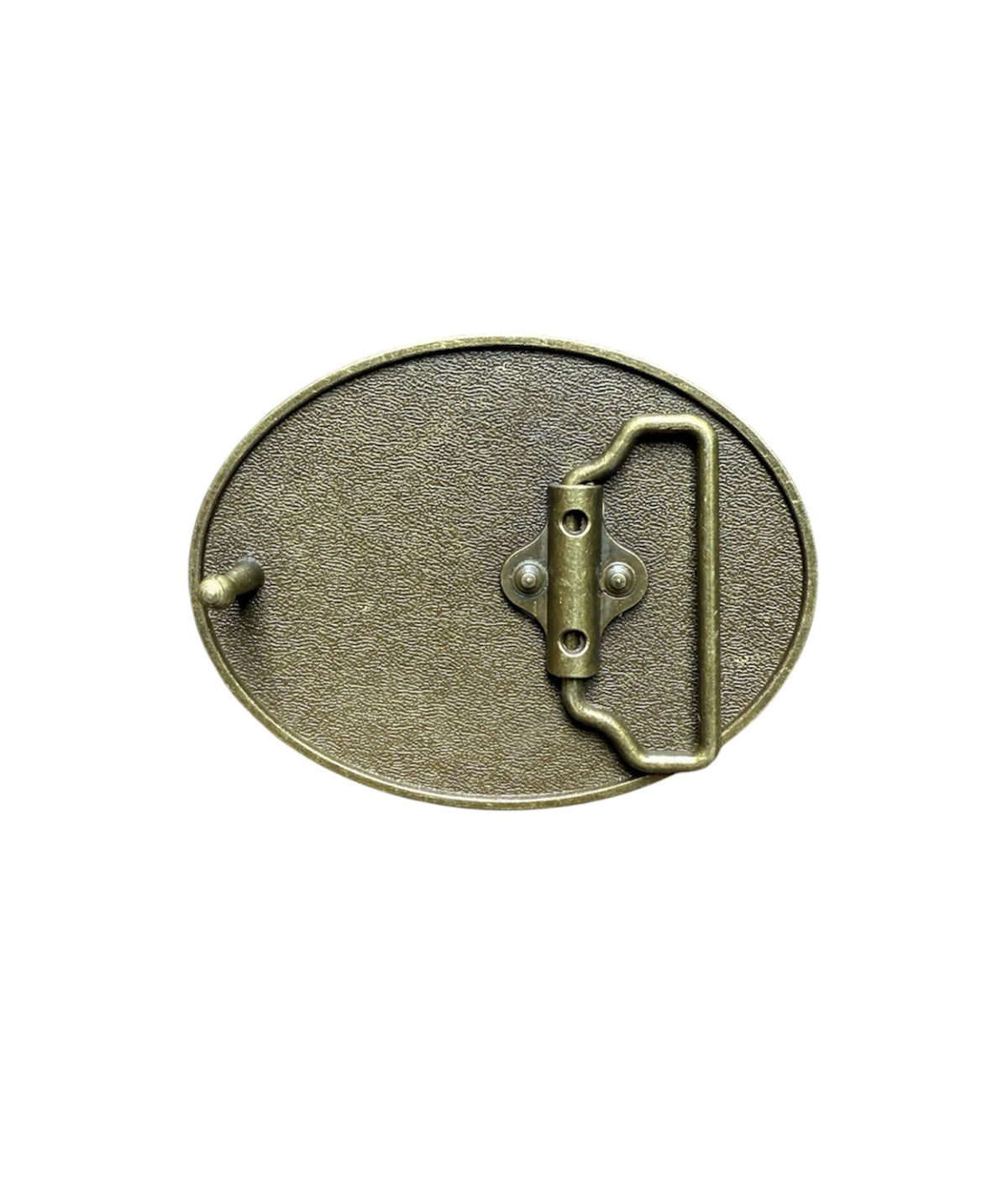 A8872 - Bronze Antique Colour Western Buckle w Real Cowhide insert - Rawhide Western Wear