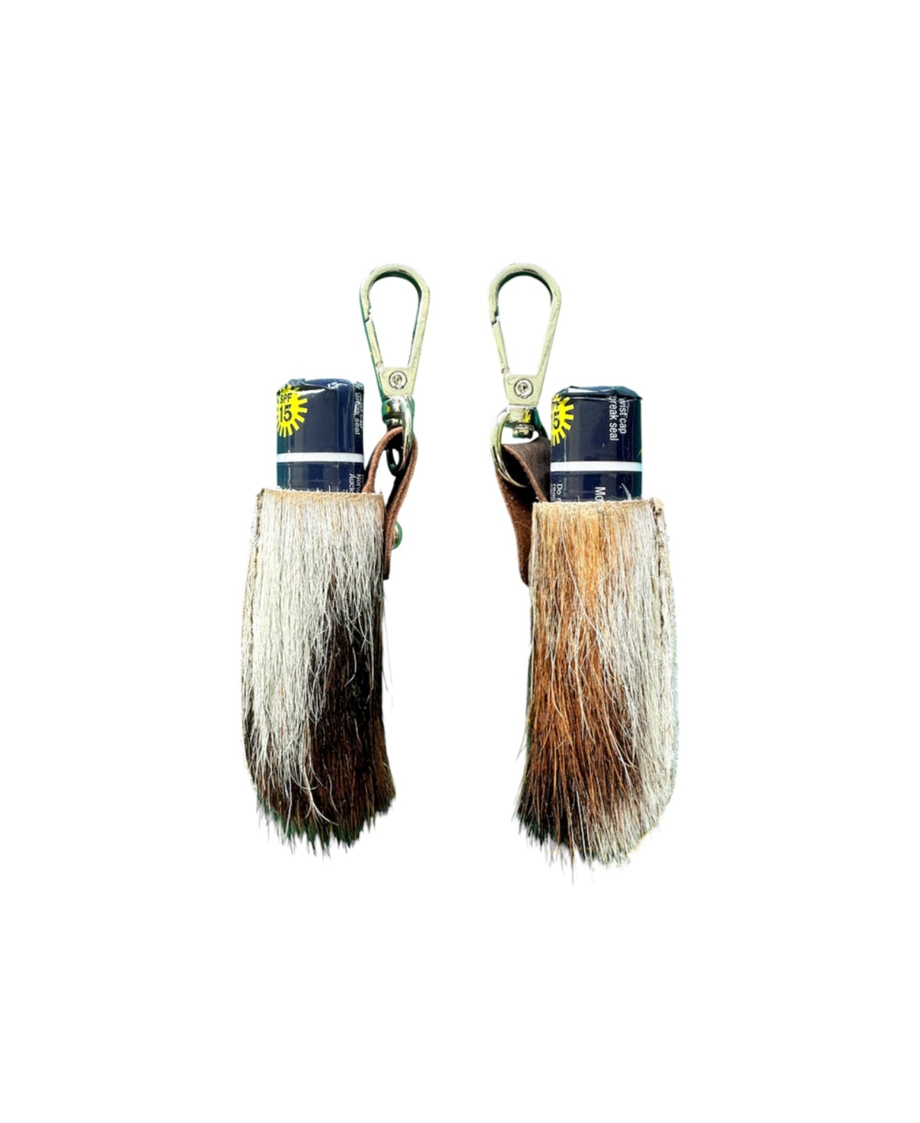 A8994 - Real Cowhide Lip Balm Holder w Clip