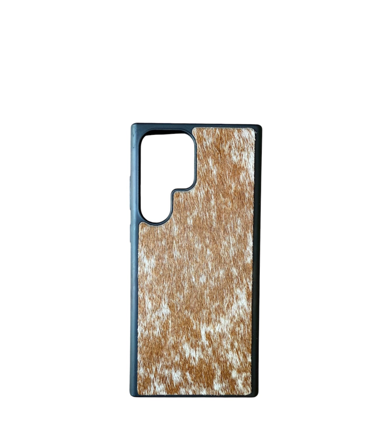 A8867 - Samsung S23 Ultra Hair on Hide Leather w Rubber Case