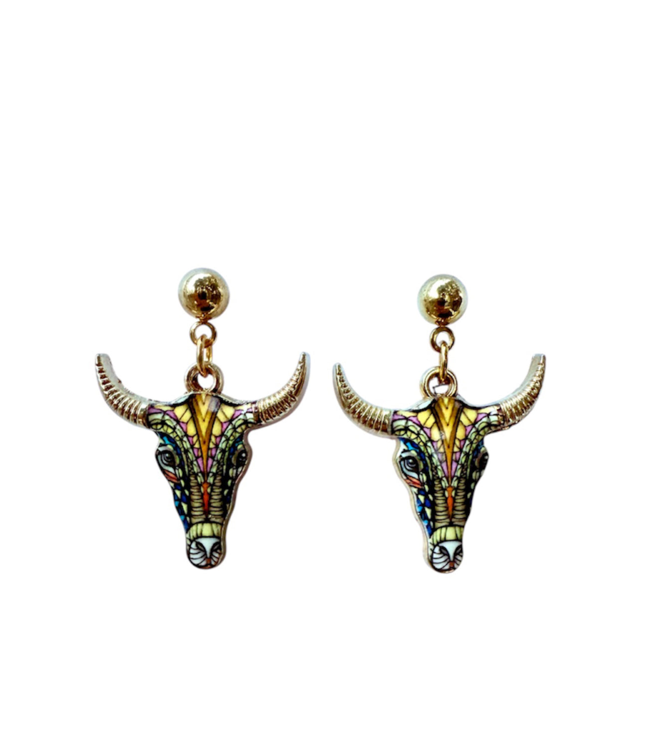J7026E - Stud Dangle Earring