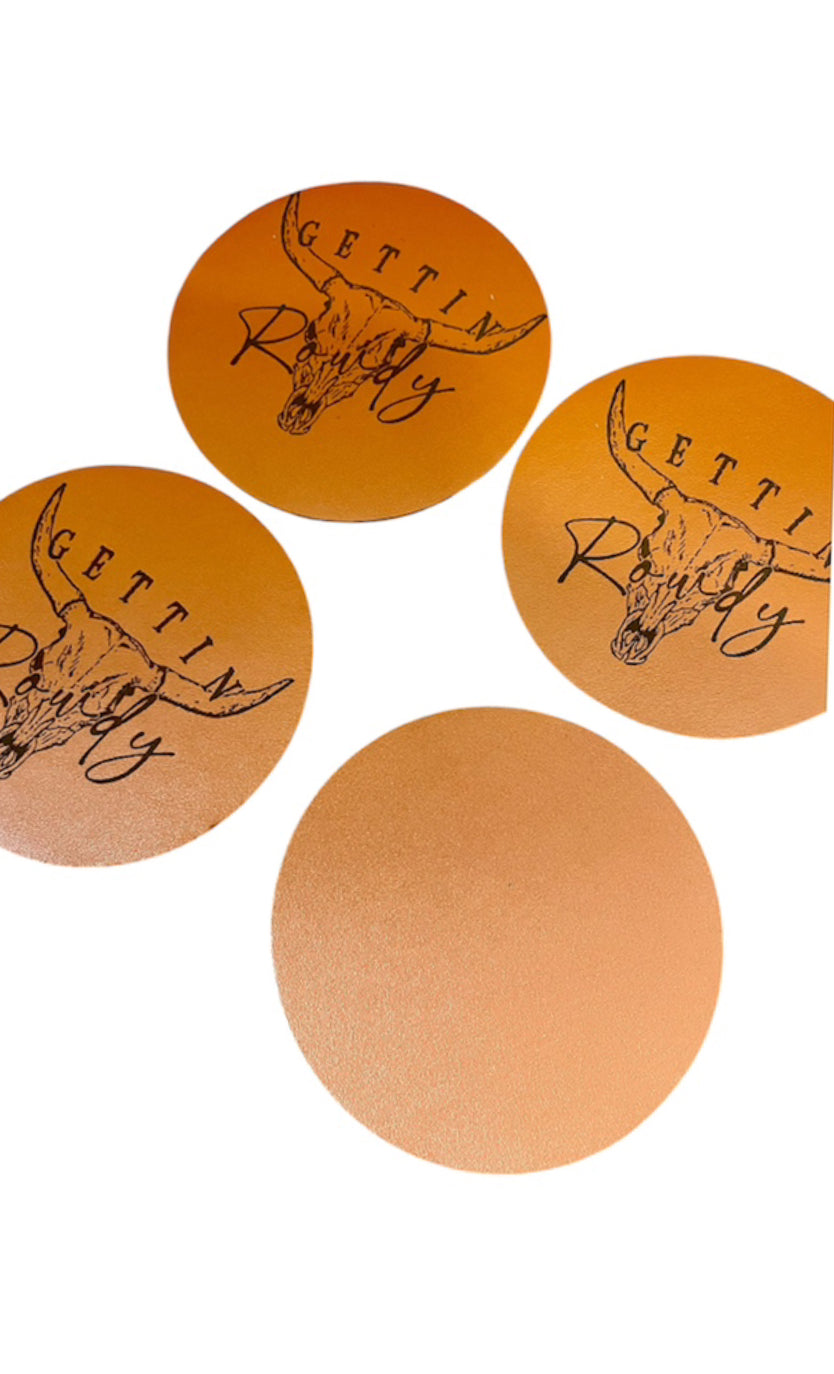 A8857 - Gettin Rowdy Costers Set 4