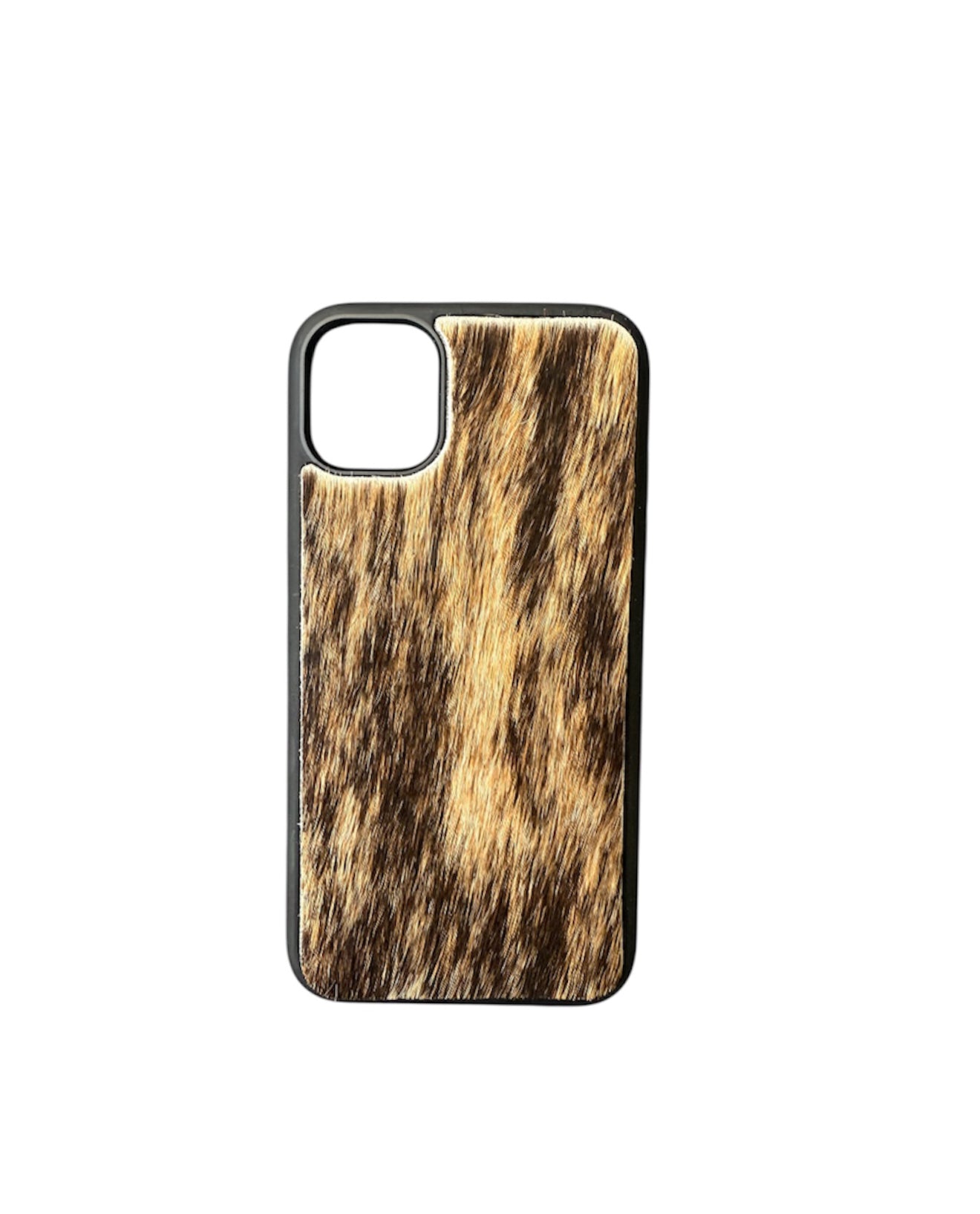 A8764 - IPhone 11 Hair on Hide w Rubber Case