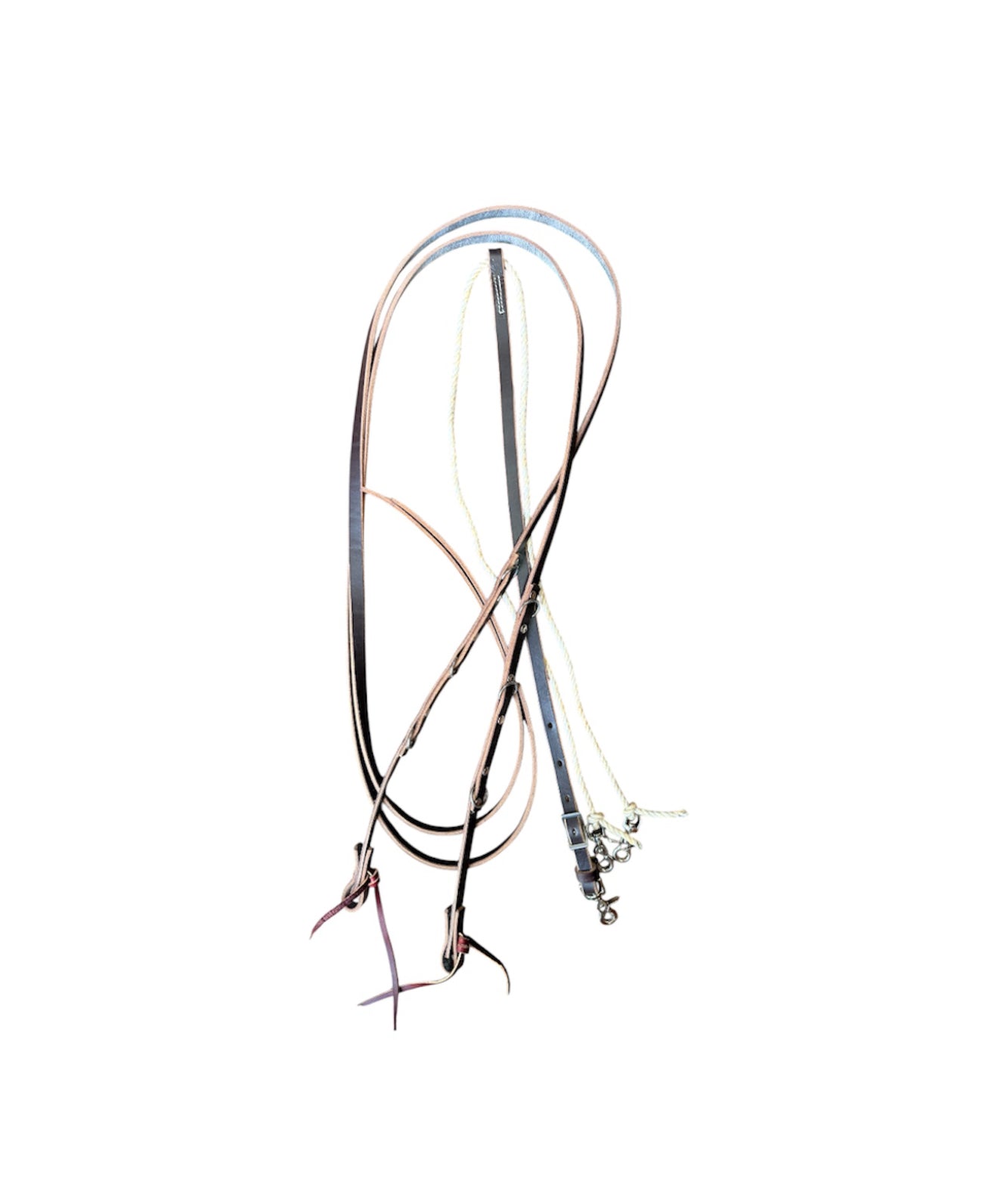 T5100C - Aust Made German Martingale - Split Reins Chocolate Colour - Rawhide Western Wear