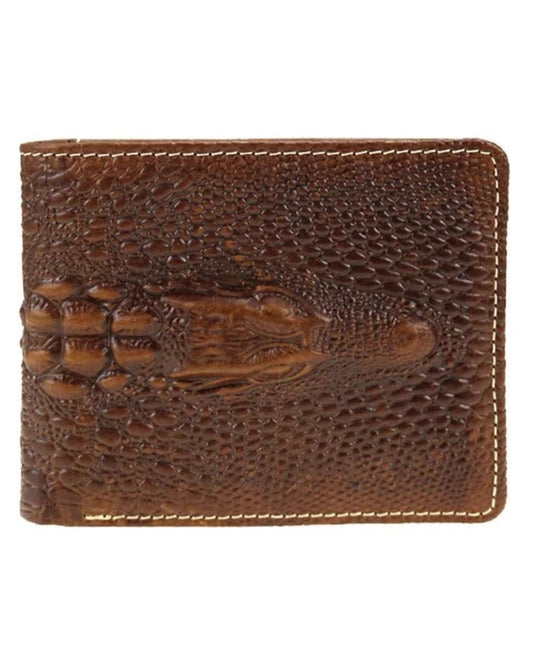 MWSW018CF - Genuine Leather Collection Men's Wallet - Coffee