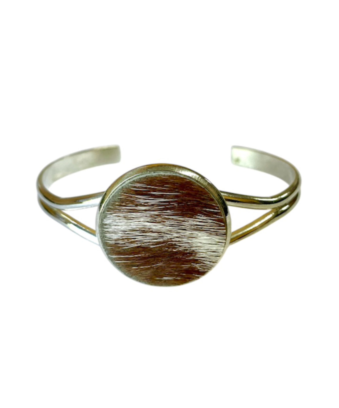 J6858 - 3/4 Bangle w Cowhide Bezel